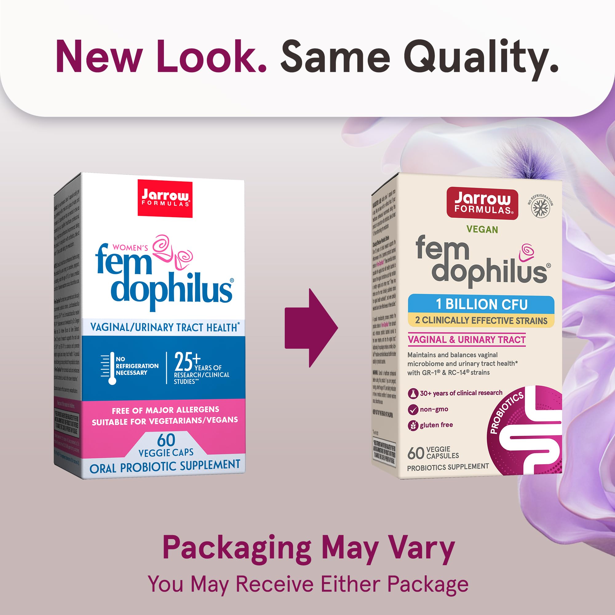 Foto 2 | Probiótico Jarrow Formulas Fem-dophilus, 1 Billón De Cfu, 60 Cápsulas - Venta Internacional.