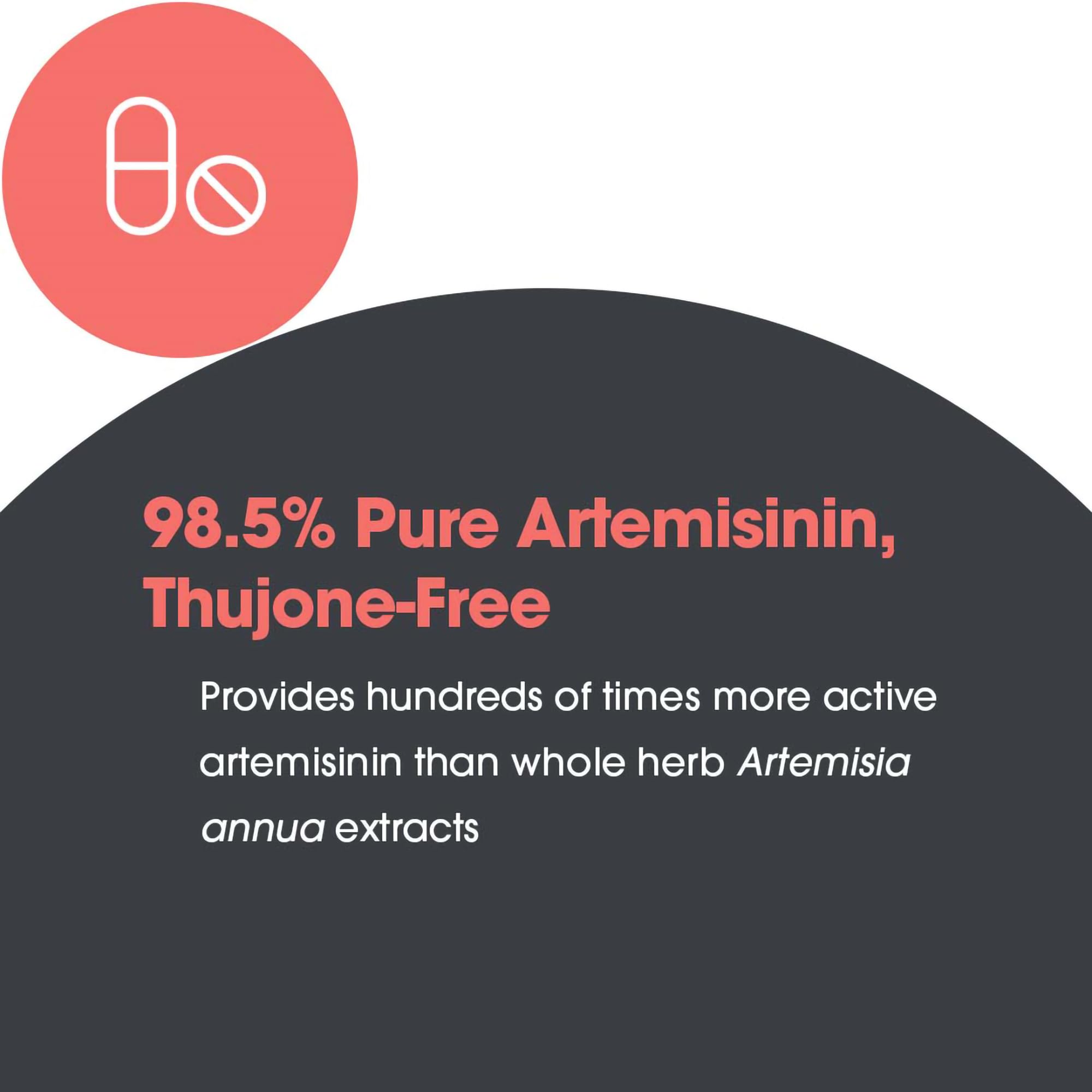 Foto 7 | Suplemento De Artemisinina Del Allergy Research Group, 100 Mg, 90 Cápsulas - Venta Internacional.