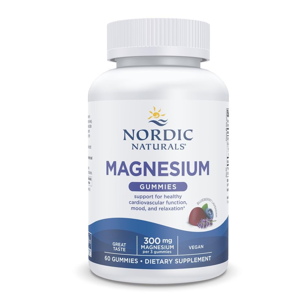 Gomitas De Magnesio Nordic Naturals Con Arándanos Y Lavanda, 60 Unidades - Venta Internacional.