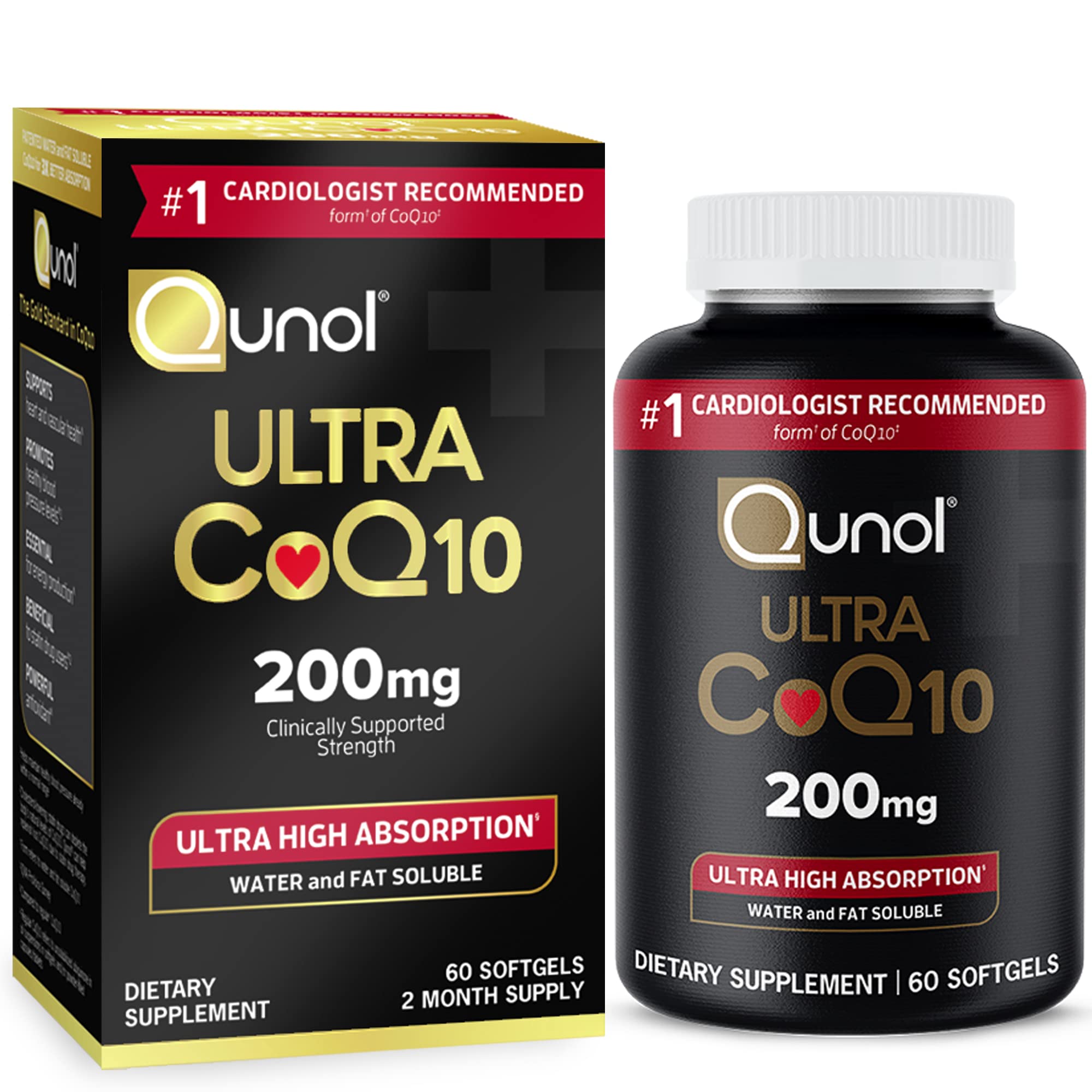 Suplemento Qunol Coq10, 200 Mg, Cápsulas Blandas De Absorción Ultra Alta - Venta Internacional.