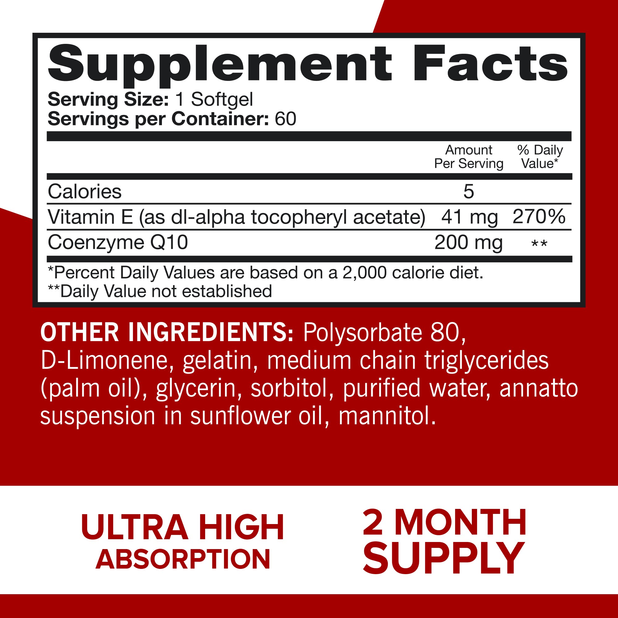 Foto 4 pulgar | Suplemento Qunol Coq10, 200 Mg, Cápsulas Blandas De Absorción Ultra Alta - Venta Internacional.