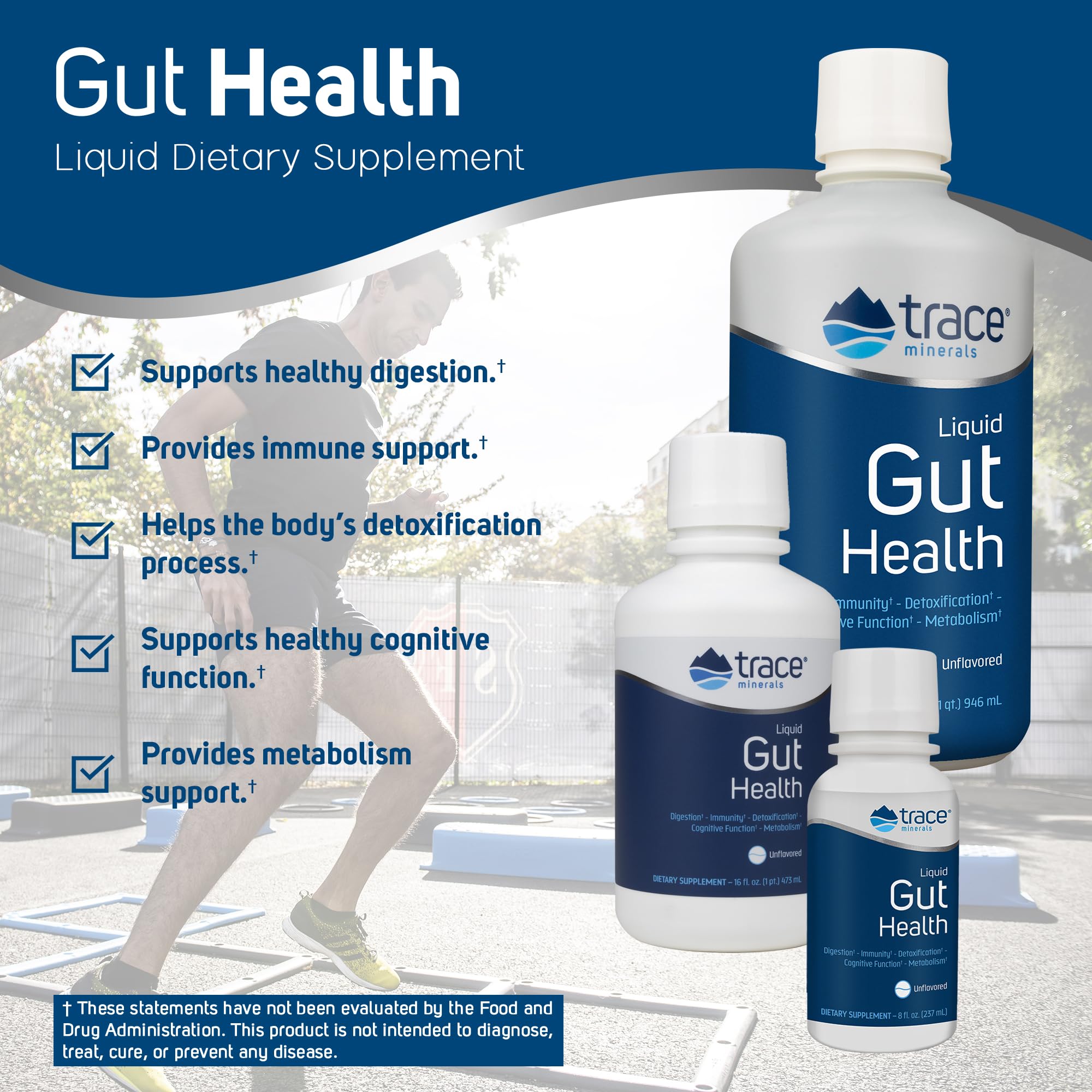 Foto 3 pulgar | Suplemento Trace Minerals Liquid Gut Health 240 Ml Sin Sabor - Venta Internacional.