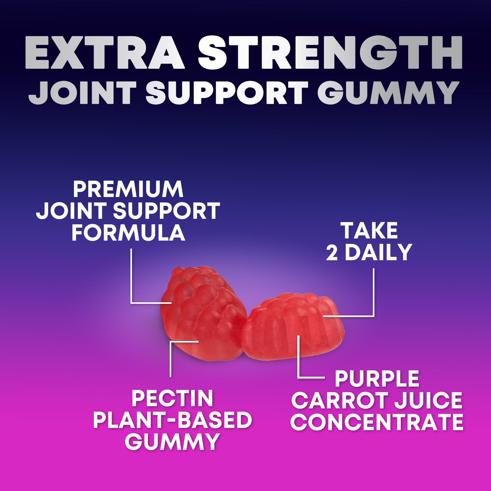Foto 5 | Suplemento De Apoyo Para Las Articulaciones Nature's Gummies Glucosamine 120 Gomitas - Venta Internacional.