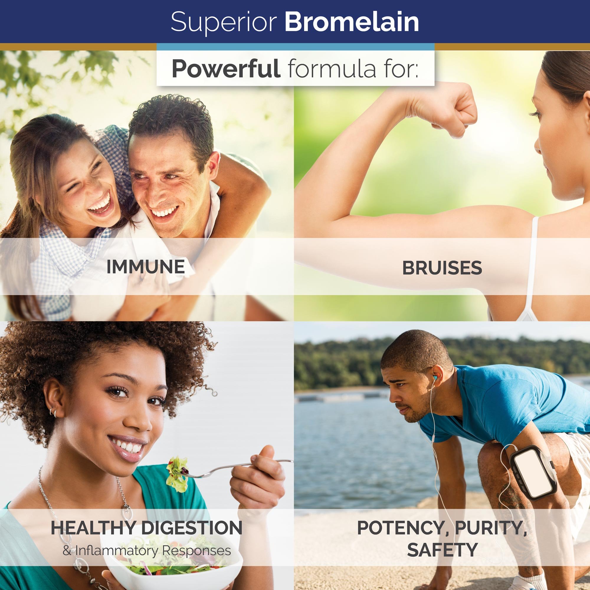 Foto 4 | Suplemento De Bromelina De Superior Labs, 500 Mg, 120 Cápsulas - Venta Internacional.