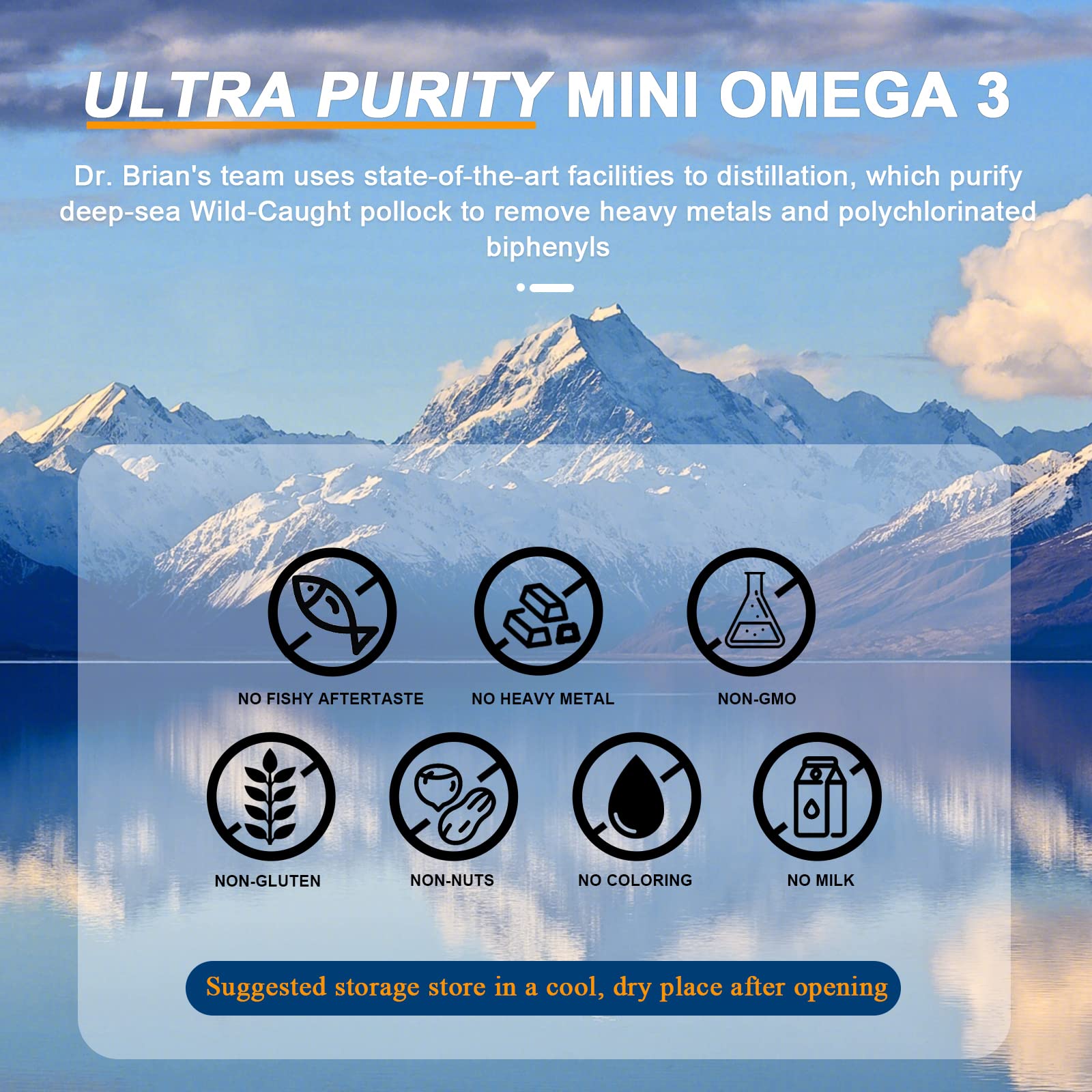 Foto 6 pulgar | Suplemento Dr.brian Fish Oil 130 Cápsulas Blandas Rtg Omega-3 - Venta Internacional.