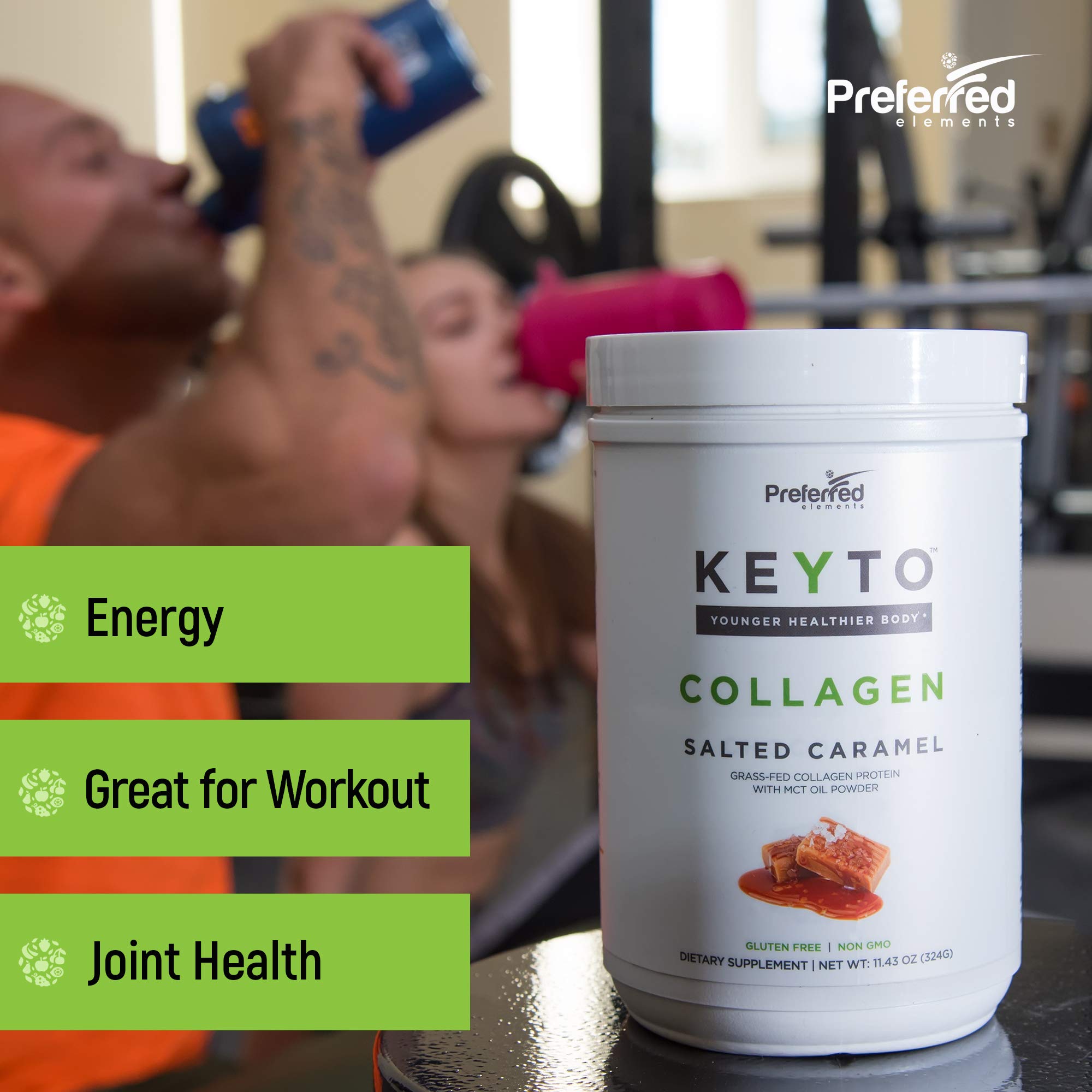 Foto 6 pulgar | Proteína De Colágeno En Polvo Preferred Elements Keto Con Aceite Mct - Venta Internacional.