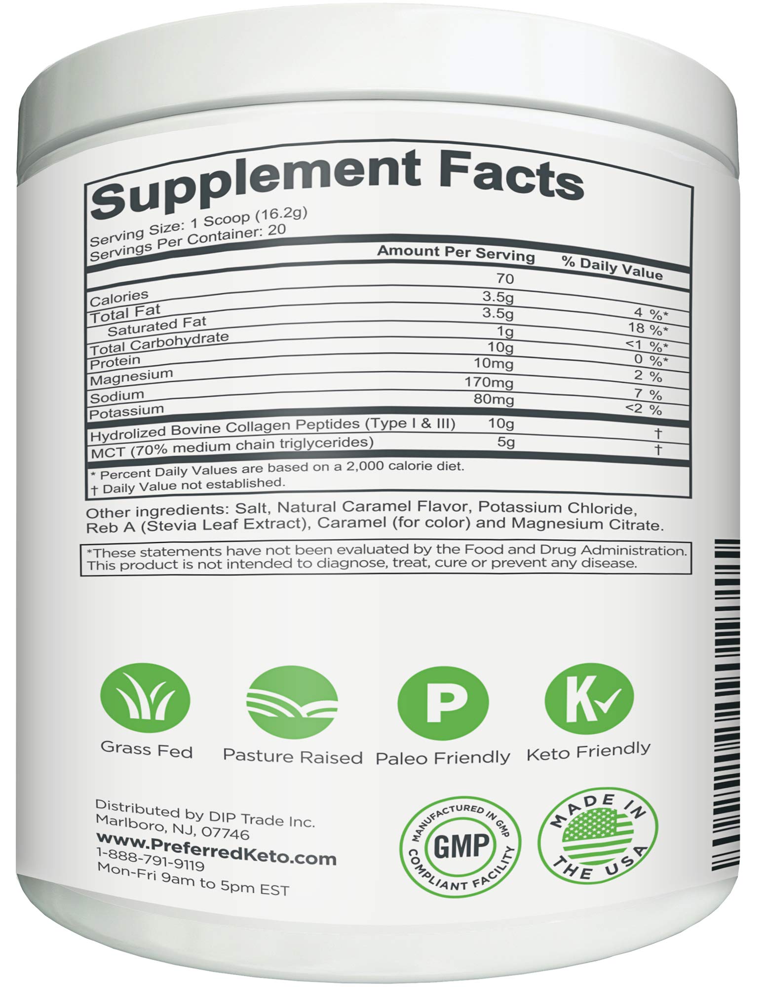 Foto 7 pulgar | Proteína De Colágeno En Polvo Preferred Elements Keto Con Aceite Mct - Venta Internacional.