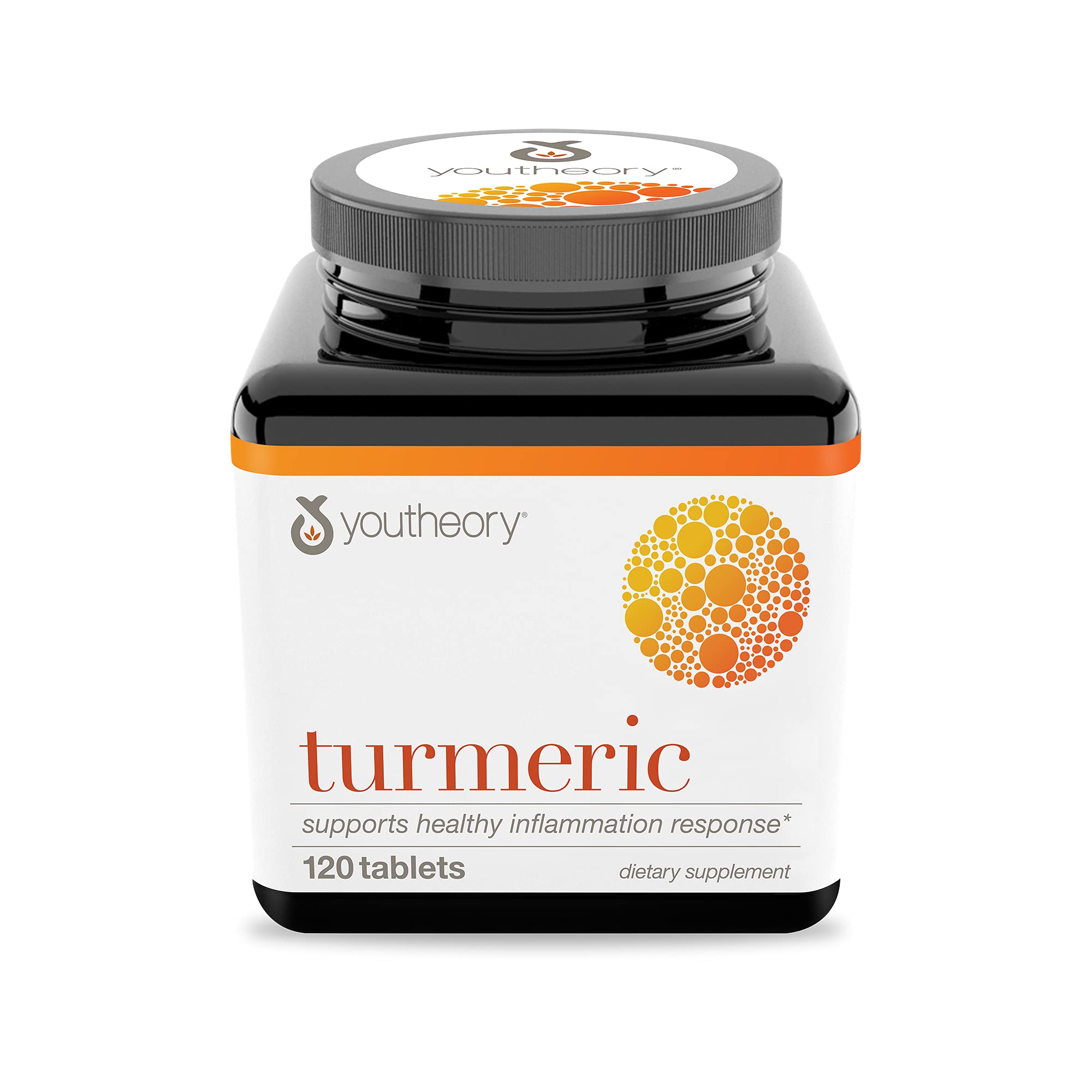 Suplemento Youtheory Curcumina Con Cúrcuma Y Pimienta Negra 120 Tabletas - Venta Internacional.