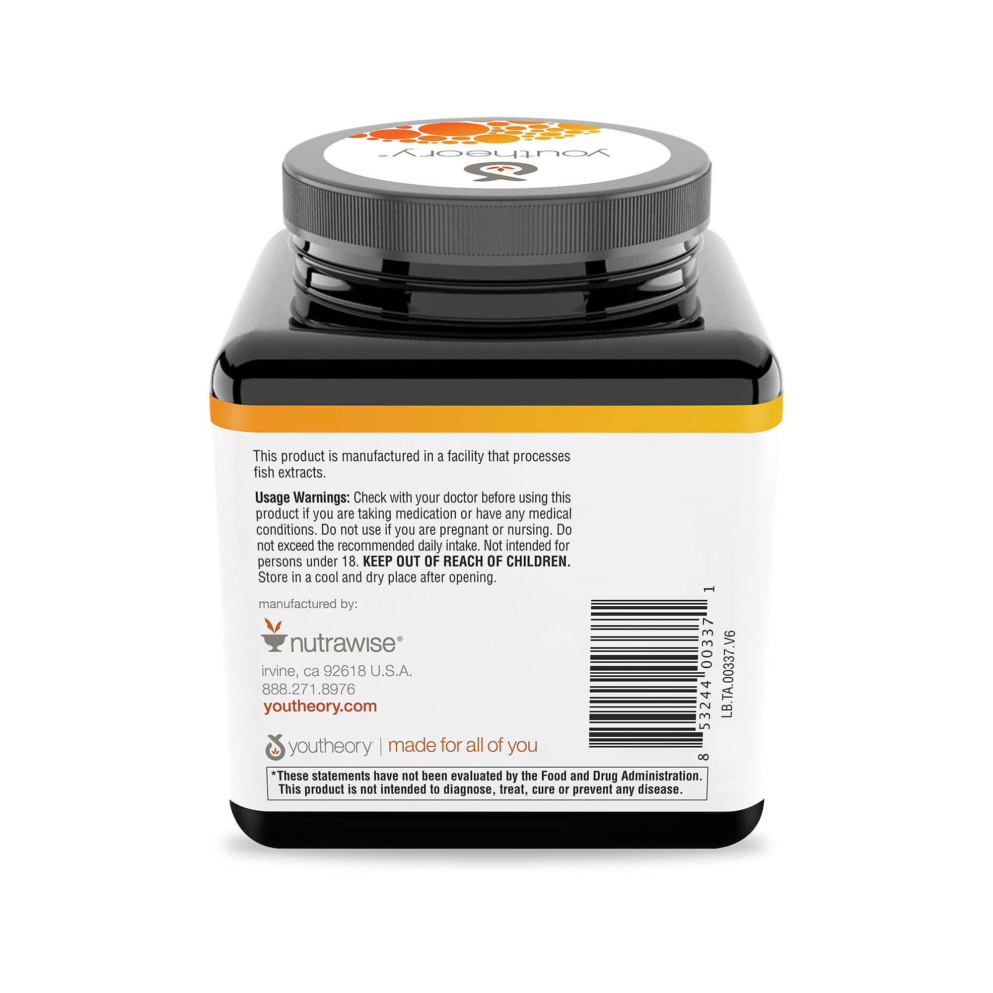 Foto 2 | Suplemento Youtheory Curcumina Con Cúrcuma Y Pimienta Negra 120 Tabletas - Venta Internacional.