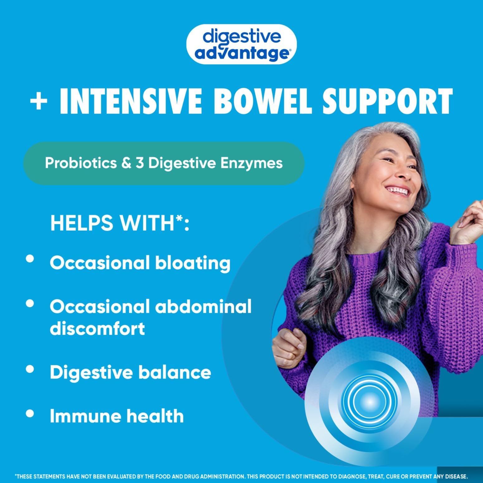 Foto 3 pulgar | Suplemento Digestive Advantage Ibs Probiotics 96 Cápsulas - Venta Internacional.