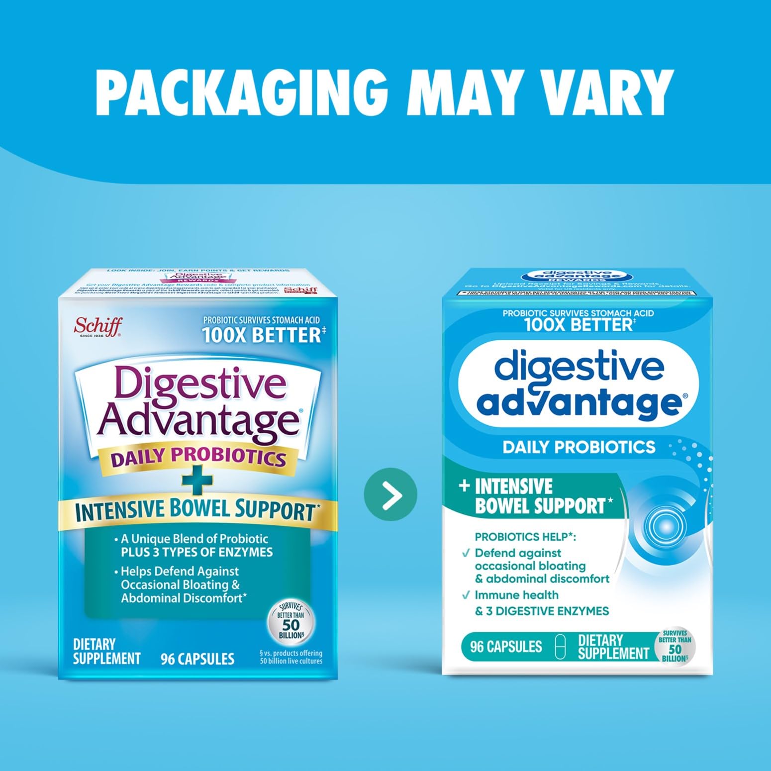Foto 7 pulgar | Suplemento Digestive Advantage Ibs Probiotics 96 Cápsulas - Venta Internacional.
