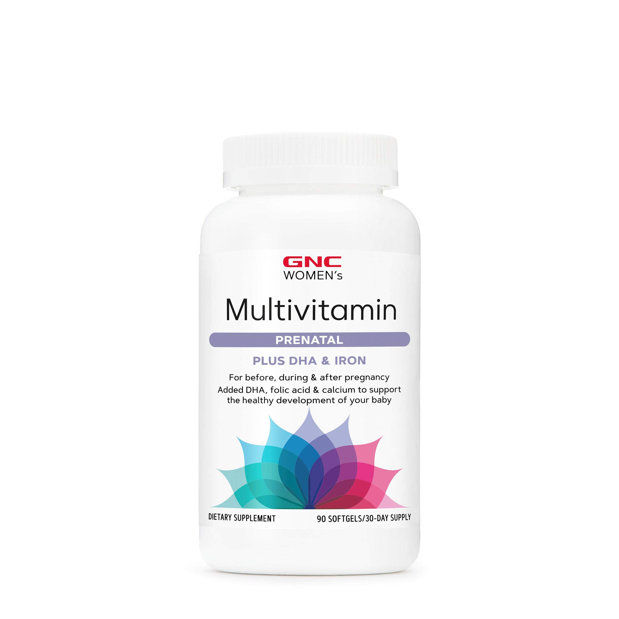 Foto 4 pulgar | Fórmula Prenatal Multivitamínica Gnc Para Mujer Con Dha Y Hierro 90 Cápsulas Blandas - Venta Internacional.
