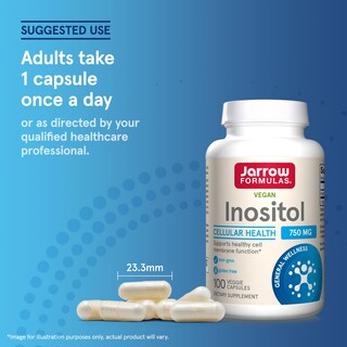 Foto 7 | Suplemento De Inositol De Jarrow Formulas, 750 Mg, 100 Cápsulas Vegetarianas - Venta Internacional.