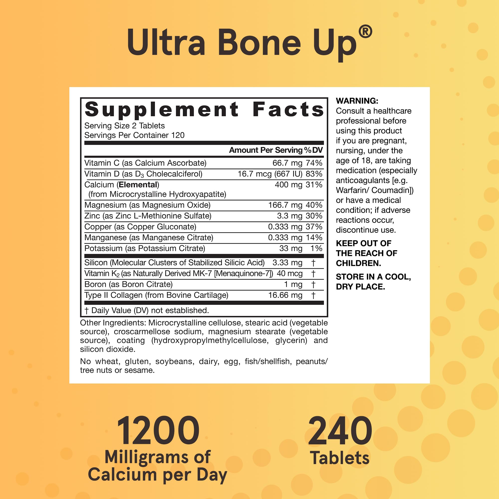 Foto 7 pulgar | Suplemento Jarrow Formulas Ultra Boneup 240 Comprimidos - Venta Internacional.