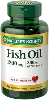 Foto 1 | Suplemento De Aceite De Pescado Omega 3 De Nature's Bounty, 1200 Mg, 320 Cápsulas Blandas - Venta Internacional.