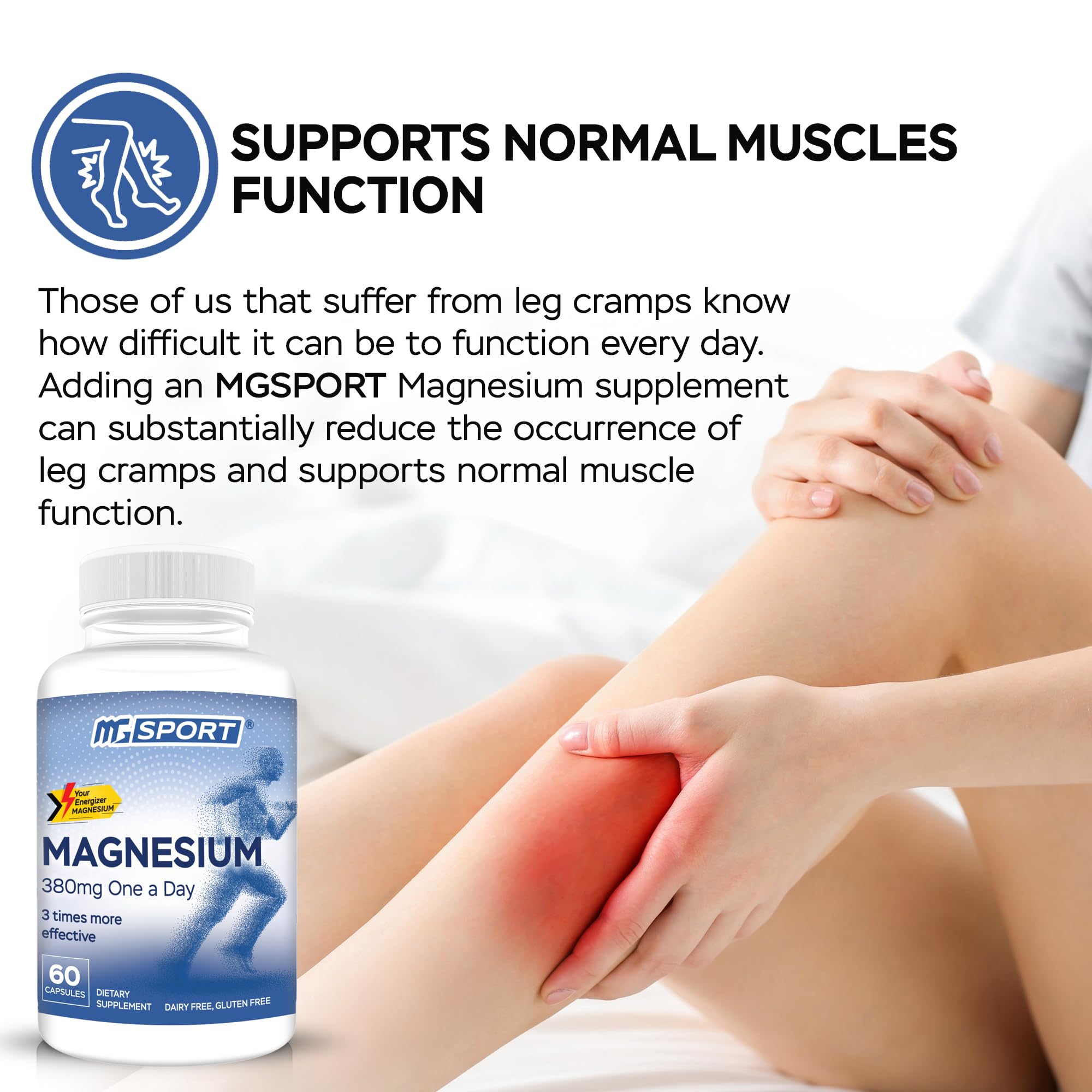 Foto 4 pulgar | Suplemento De Magnesio Mgsport De Alta Absorción Con Vitaminas - Venta Internacional.