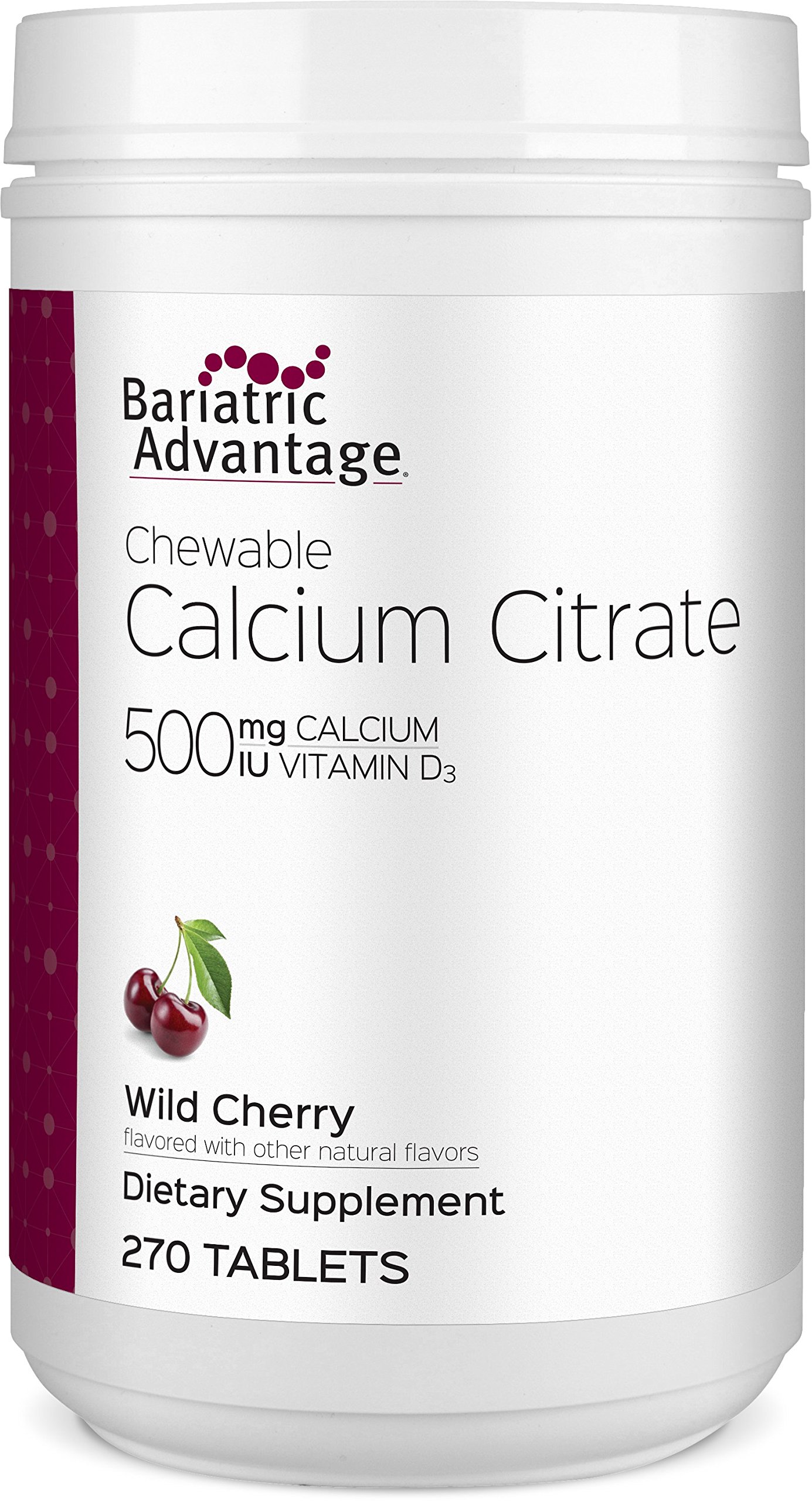 Foto 2 pulgar | Suplemento De Citrato De Calcio Bariatric Advantage 500 Mg - Venta Internacional.