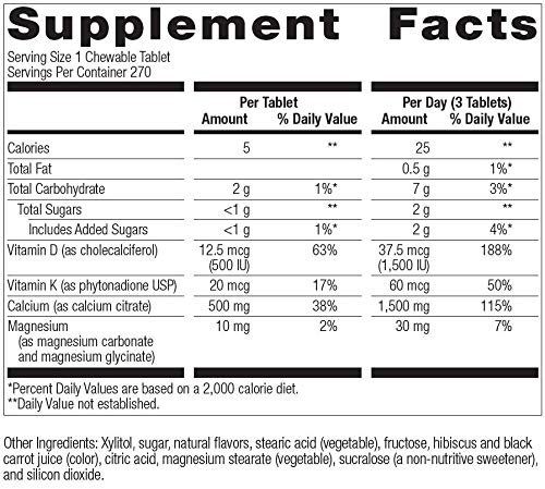 Foto 3 pulgar | Suplemento De Citrato De Calcio Bariatric Advantage 500 Mg - Venta Internacional.