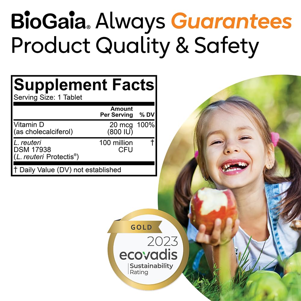 Foto 7 pulgar | Suplemento Biogaia Immune Active Kids Probiotic + Vitamina D - Venta Internacional.