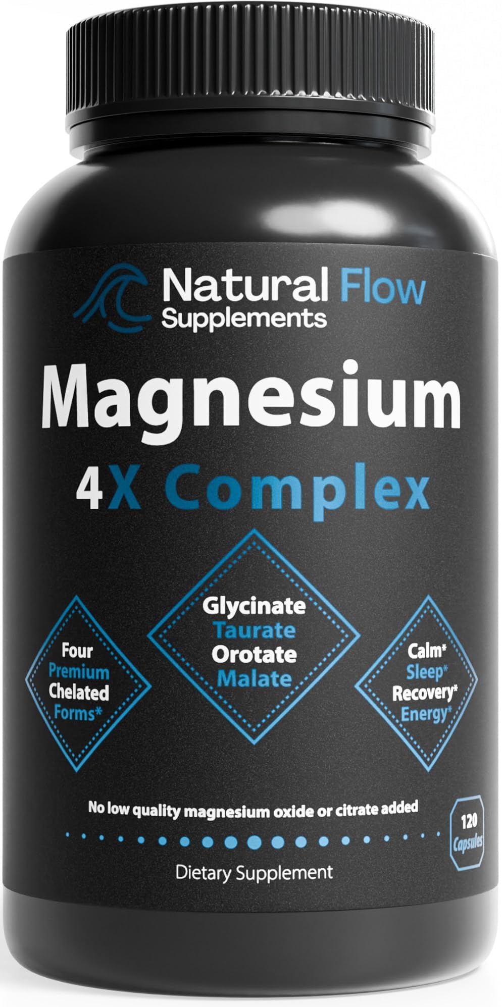 Foto 2 pulgar | Suplemento Natural Flow 4x Magnesio 120 Cápsulas - Venta Internacional.
