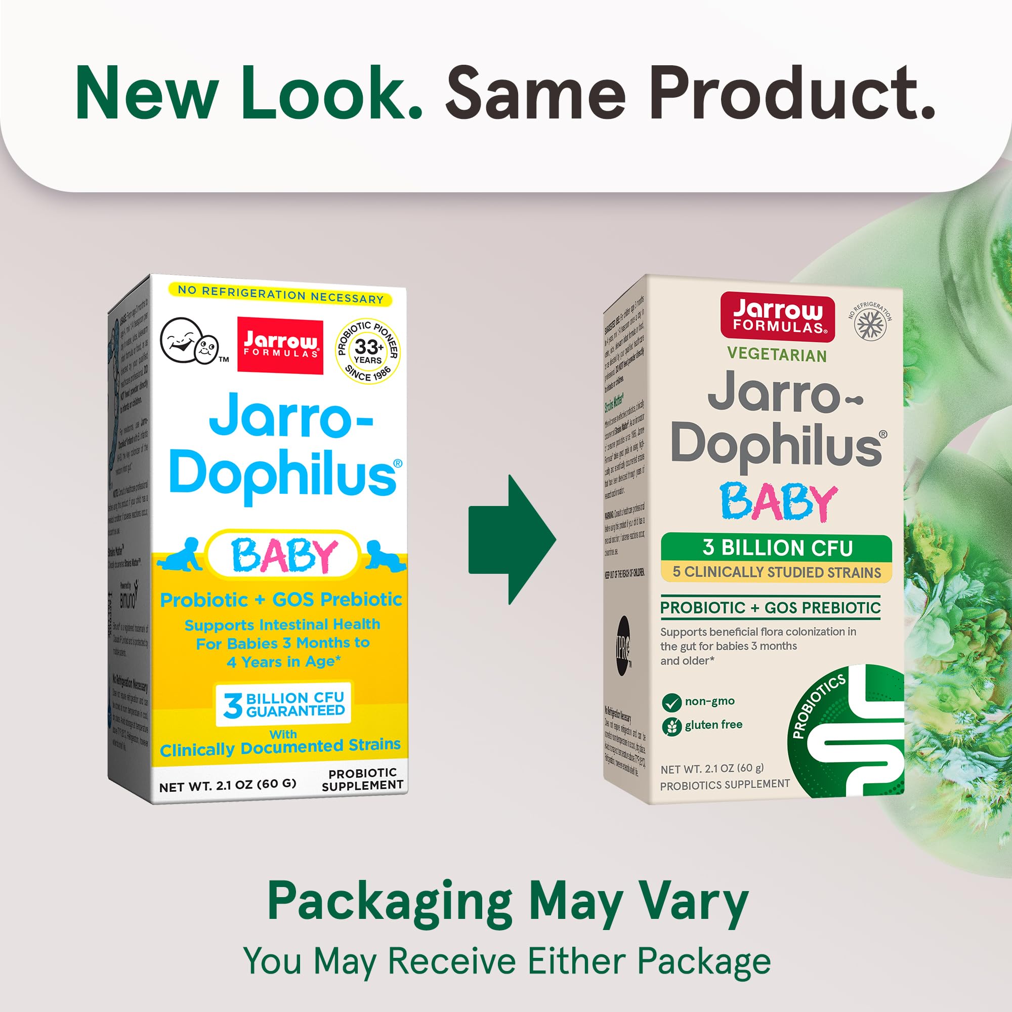Foto 3 pulgar | Suplemento Jarro-dophilus Baby Probiotic 60d De Jarrow Formulas - Venta Internacional.