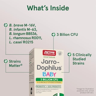 Foto 3 | Suplemento Jarro-dophilus Baby Probiotic 60d De Jarrow Formulas - Venta Internacional.