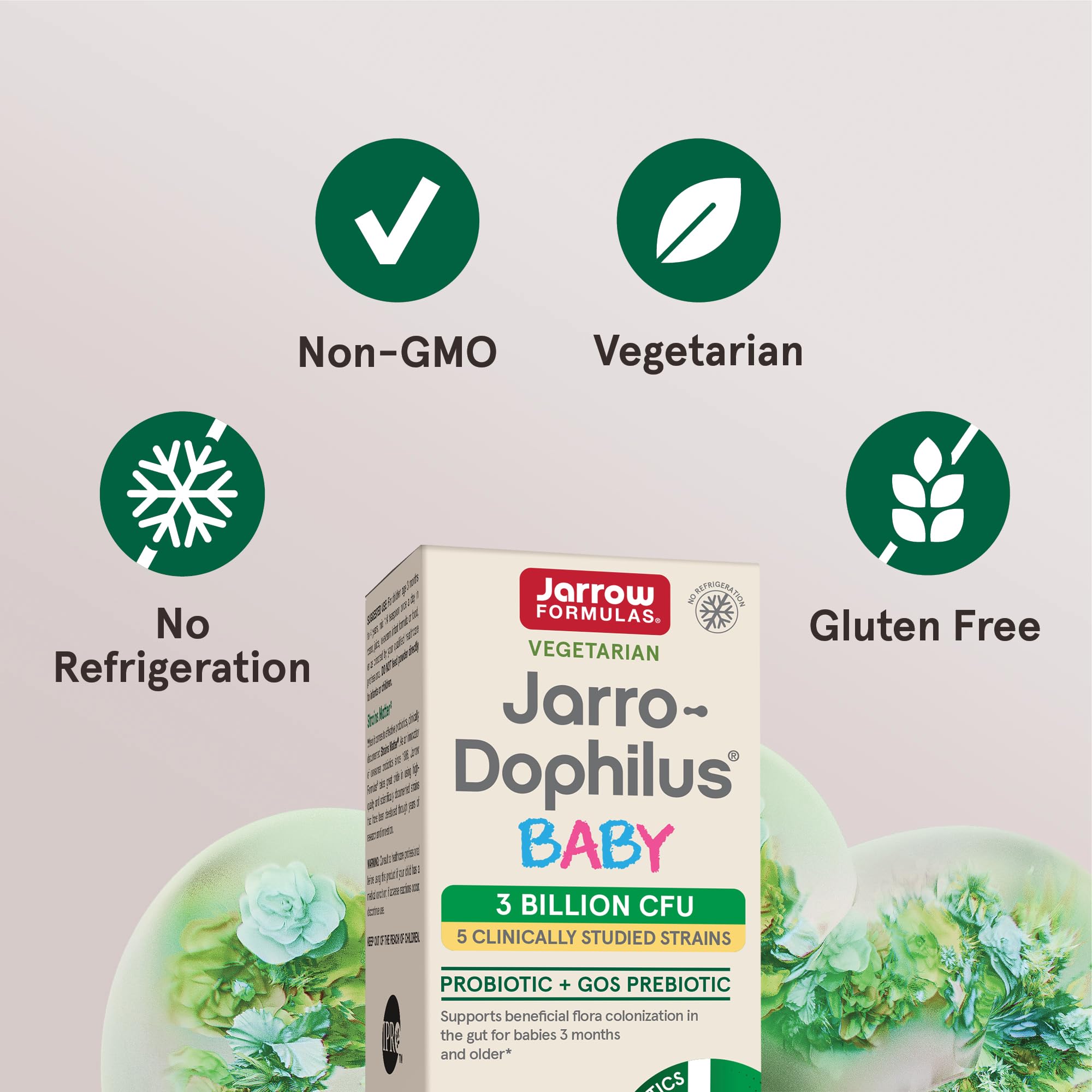 Foto 6 pulgar | Suplemento Jarro-dophilus Baby Probiotic 60d De Jarrow Formulas - Venta Internacional.