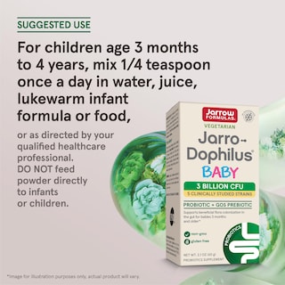 Foto 7 | Suplemento Jarro-dophilus Baby Probiotic 60d De Jarrow Formulas - Venta Internacional.