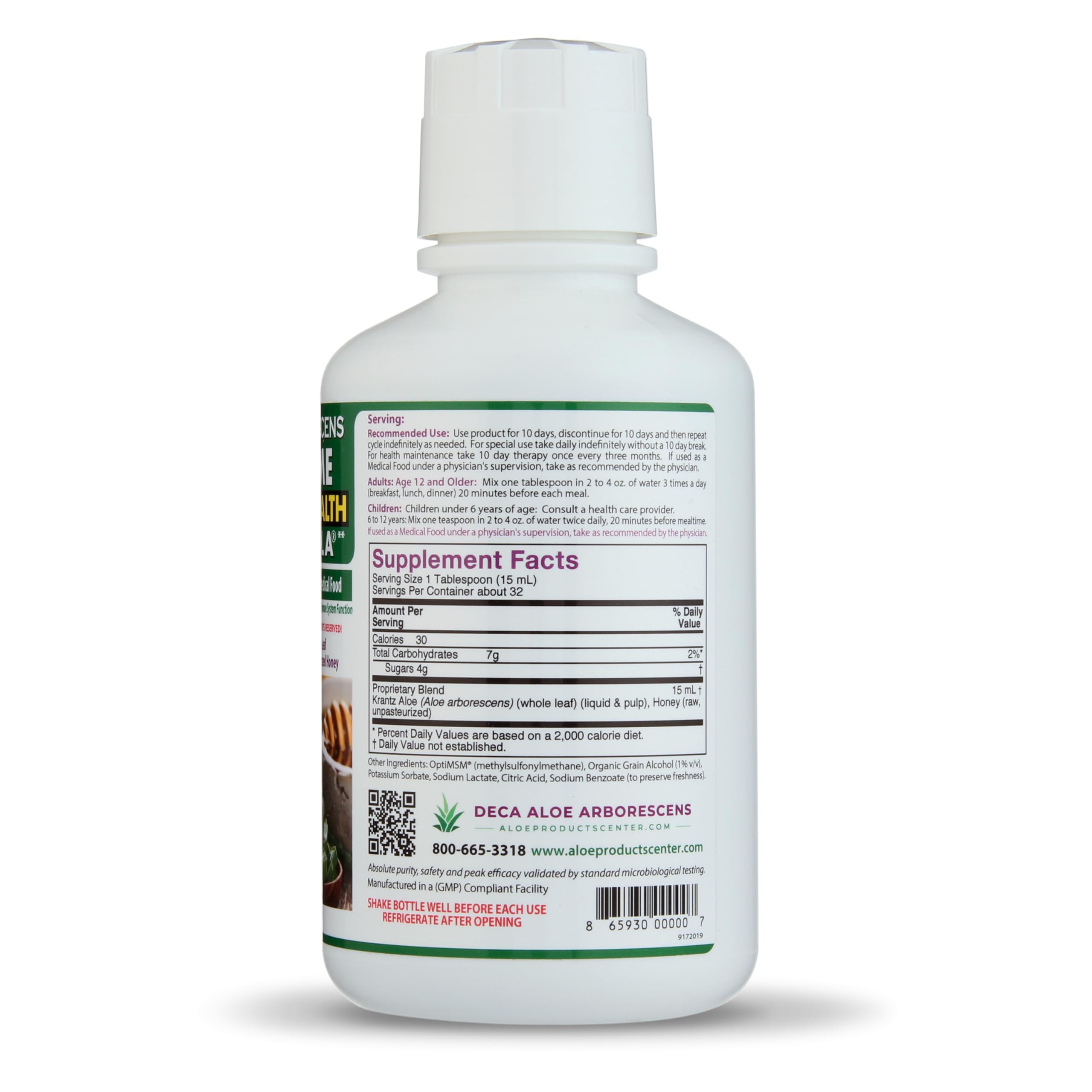 Foto 7 pulgar | Fórmula Suprema Deca Aloe Arborescens 473 Ml - Venta Internacional