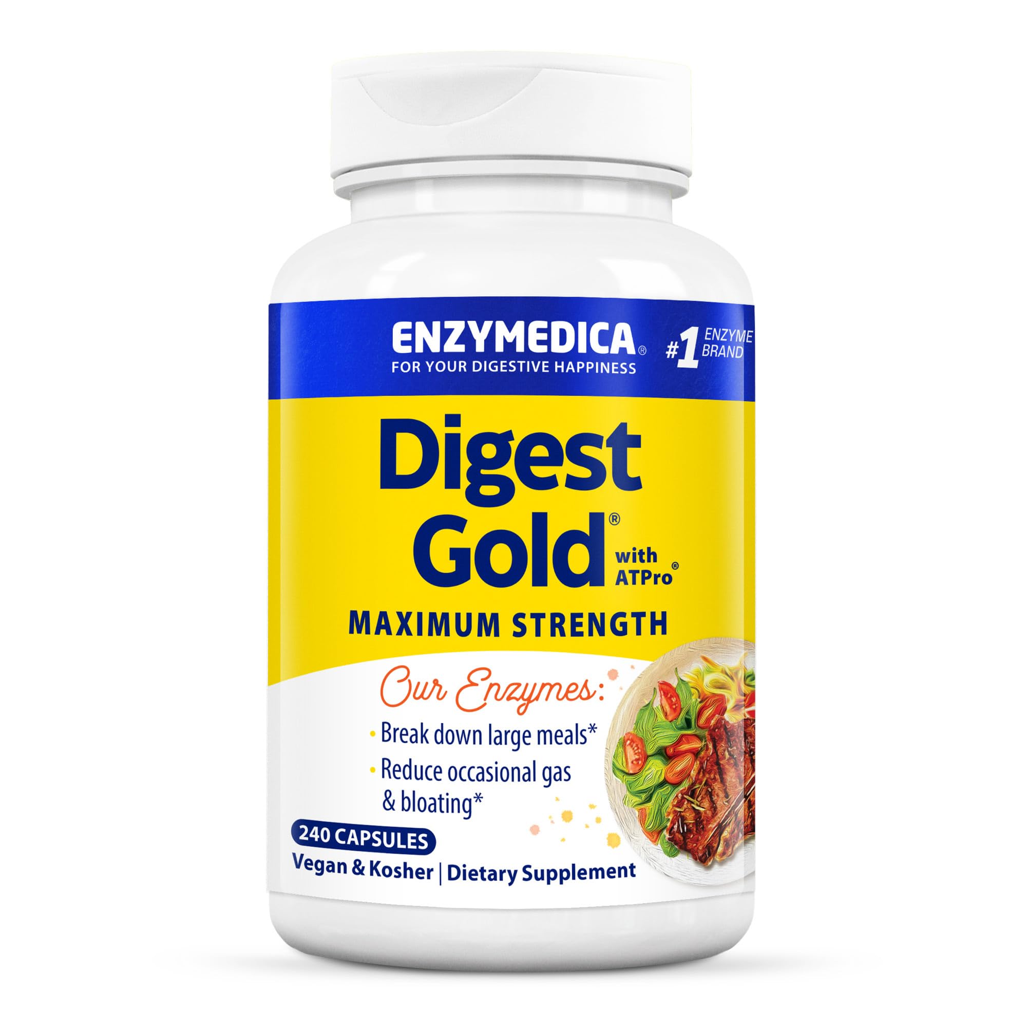 Foto 2 pulgar | Suplemento Enzymedica Digest Gold + Atpro 240 Cápsulas - Venta Internacional