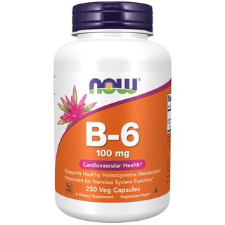Foto 1 | Suplemento Now De Vitamina B-6 (piridoxina Hcl) 100 Mg 250 Cápsulas - Venta Internacional.