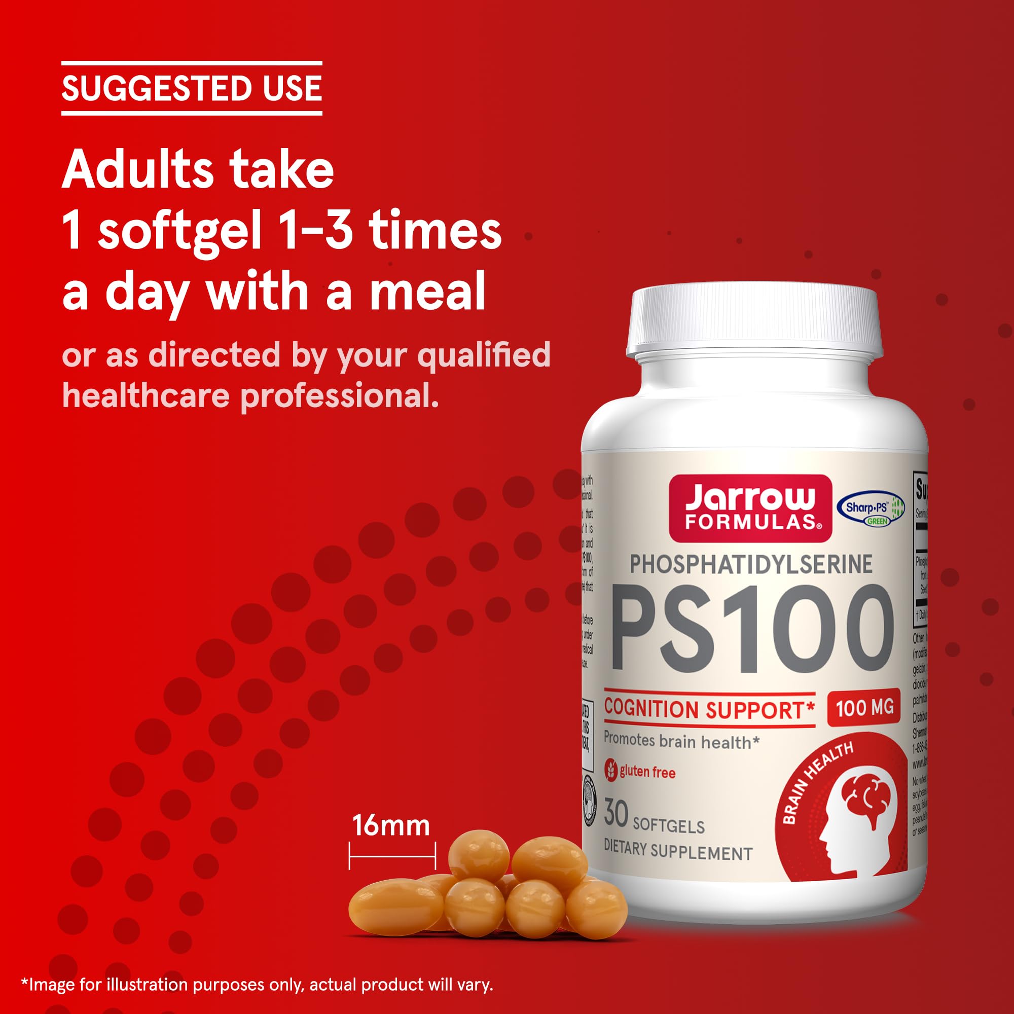 Foto 8 pulgar | Suplemento Jarrow Formulas Ps100 De Fosfatidilserina 100 Mg - Venta Internacional.