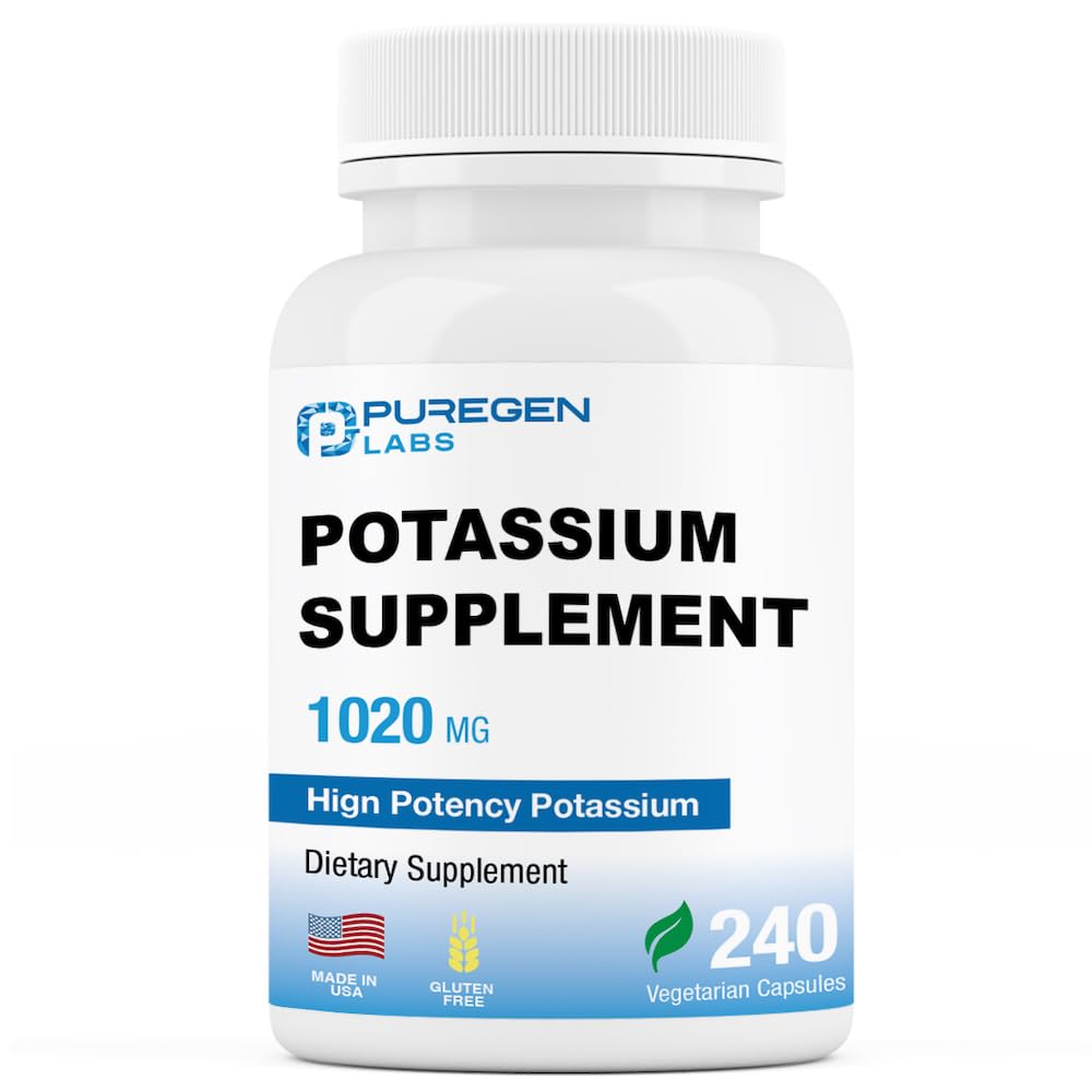 Foto 2 pulgar | Suplemento De Bicarbonato De Potasio Puregen Labs, 1020 Mg, 240 Cápsulas - Venta Internacional.