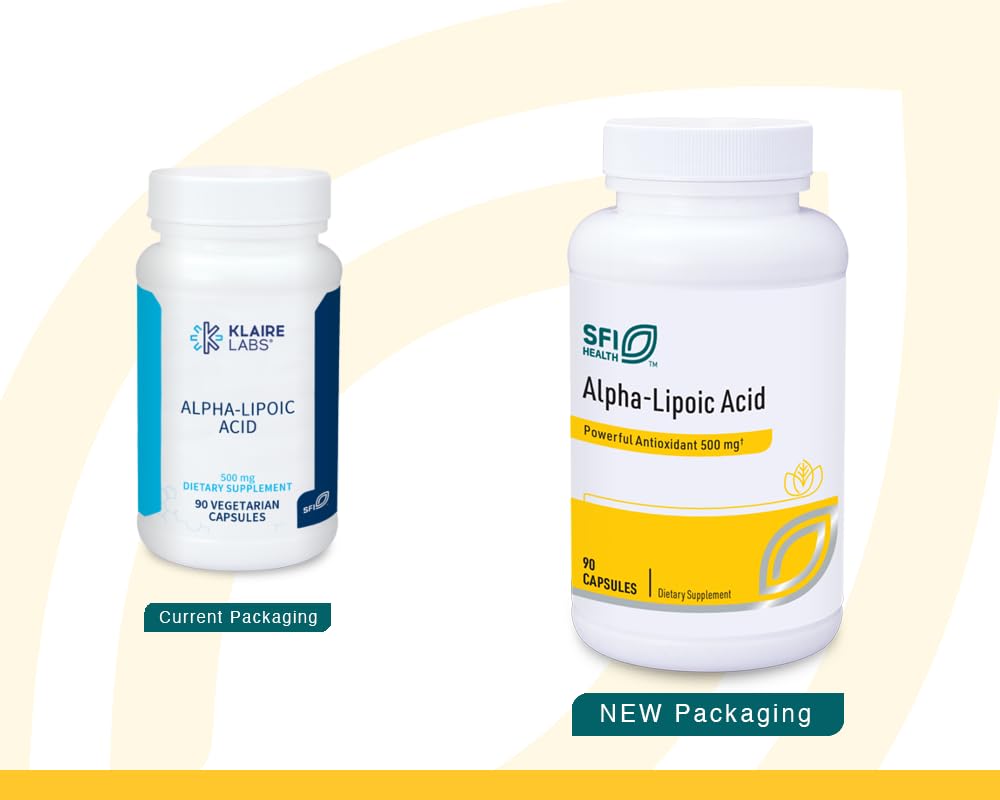 Foto 3 pulgar | Suplemento De Ácido Alfa Lipoico De Klaire Labs, 500 Mg, Antioxidante, 90 Cápsulas - Venta Internacional.
