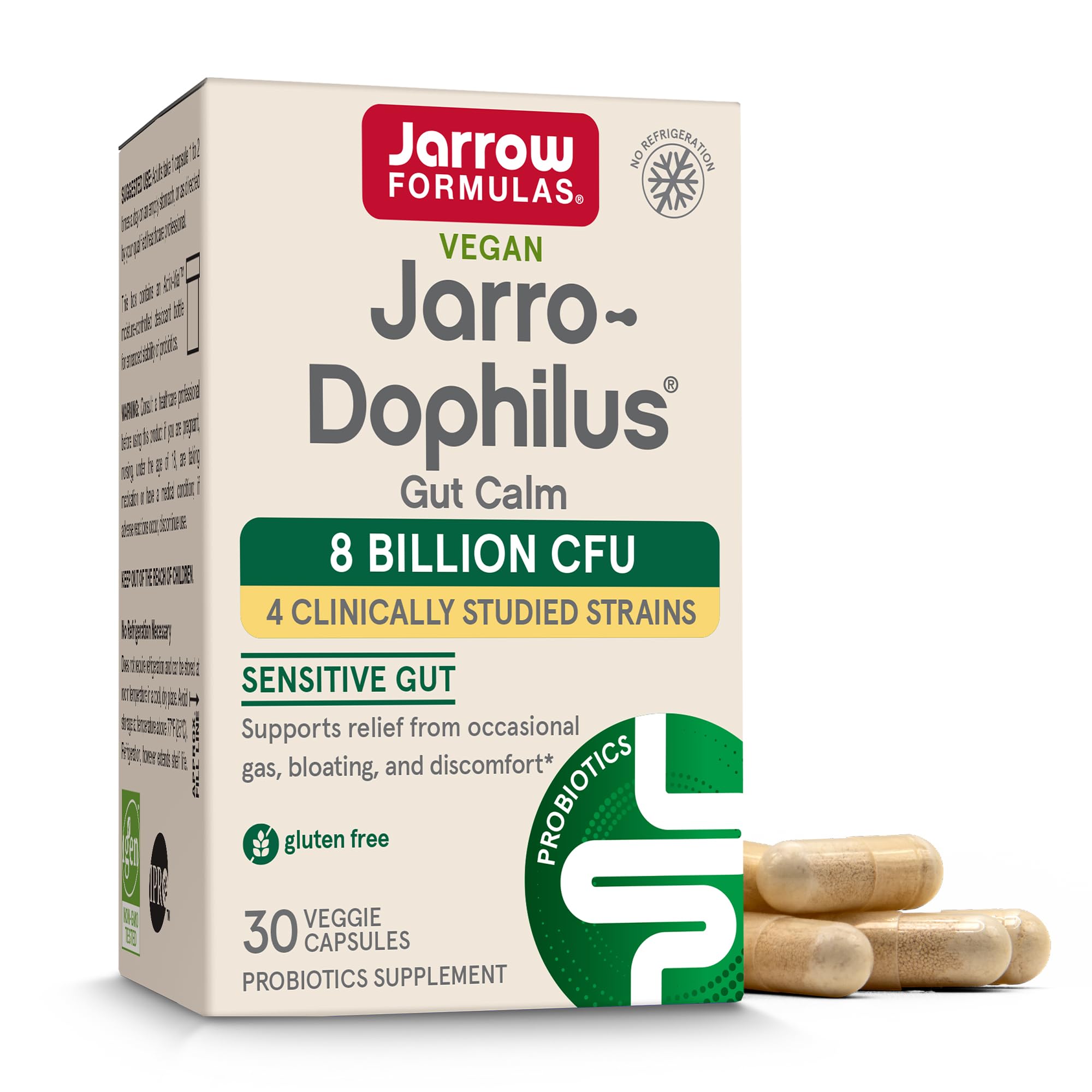 Suplemento Jarro-dophilus Gut Calm 8b Cfu De Jarrow Formulas - Venta Internacional.