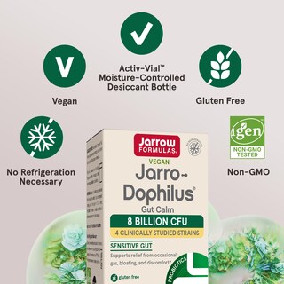 Foto 5 | Suplemento Jarro-dophilus Gut Calm 8b Cfu De Jarrow Formulas - Venta Internacional.
