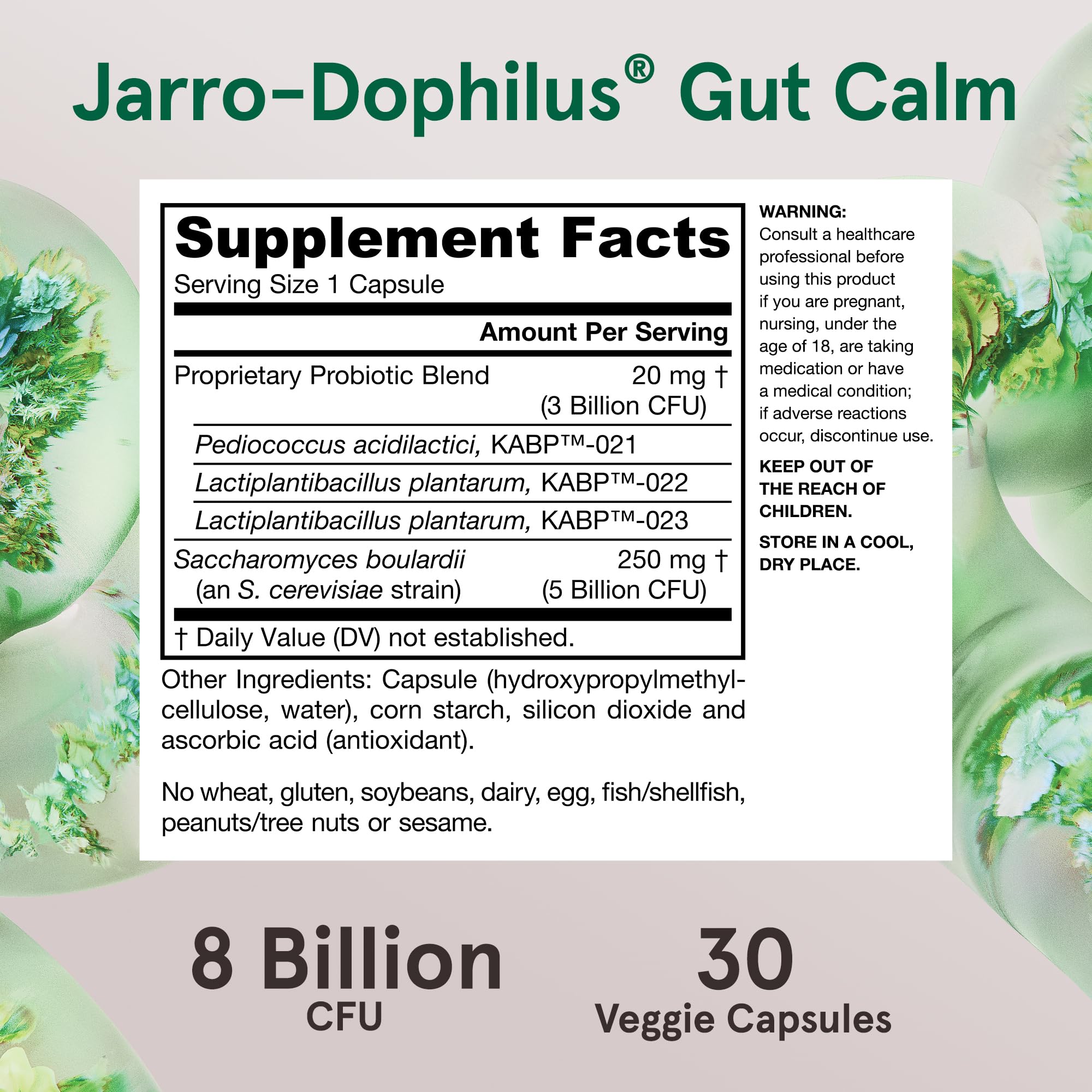 Foto 7 pulgar | Suplemento Jarro-dophilus Gut Calm 8b Cfu De Jarrow Formulas - Venta Internacional.