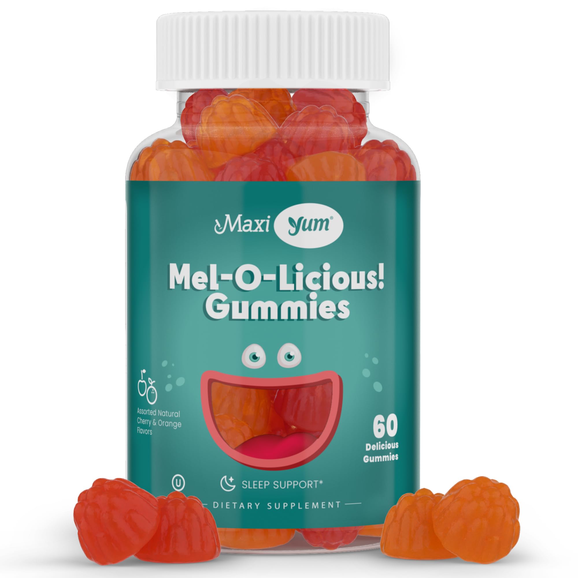 Foto 2 pulgar | Gomitas De Melatonina Maxi Health, 1 Mg, Para Niños Y Adultos, 60 Unidades - Venta Internacional.