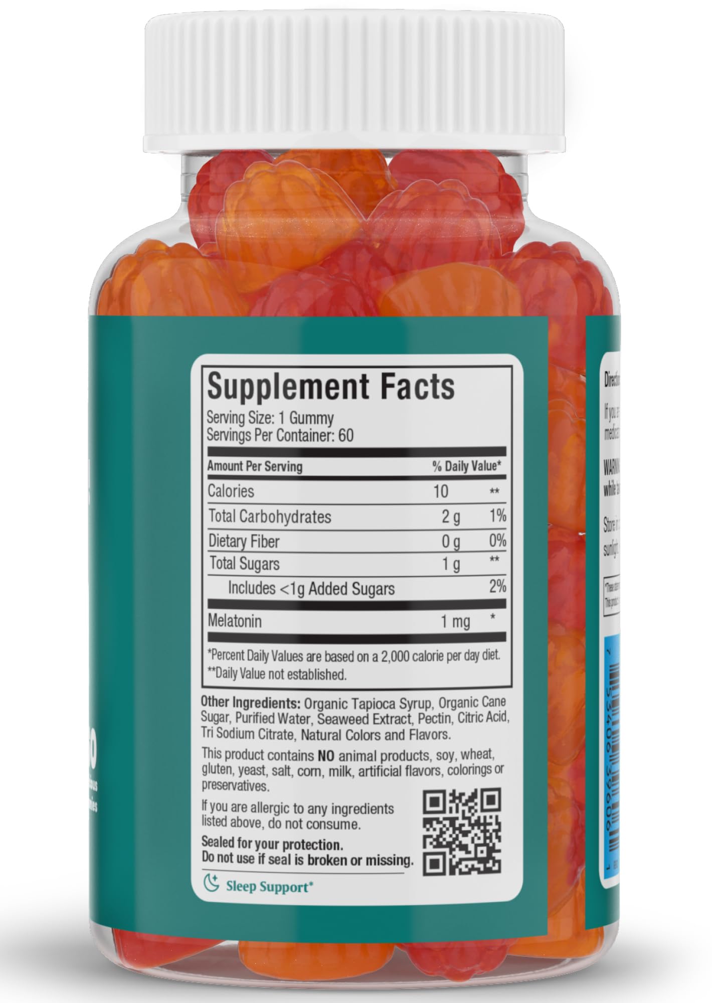 Foto 3 pulgar | Gomitas De Melatonina Maxi Health, 1 Mg, Para Niños Y Adultos, 60 Unidades - Venta Internacional.