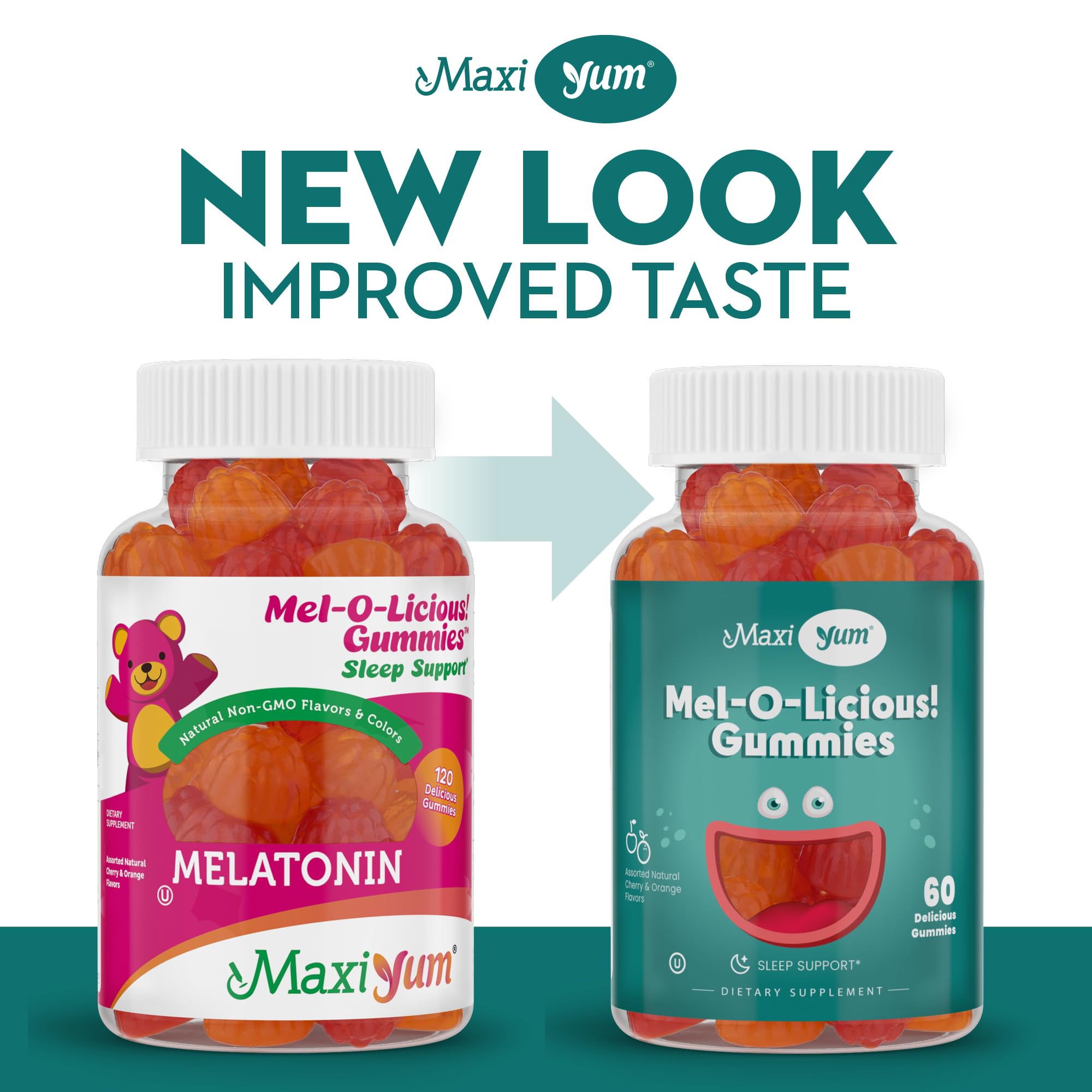 Foto 4 pulgar | Gomitas De Melatonina Maxi Health, 1 Mg, Para Niños Y Adultos, 60 Unidades - Venta Internacional.