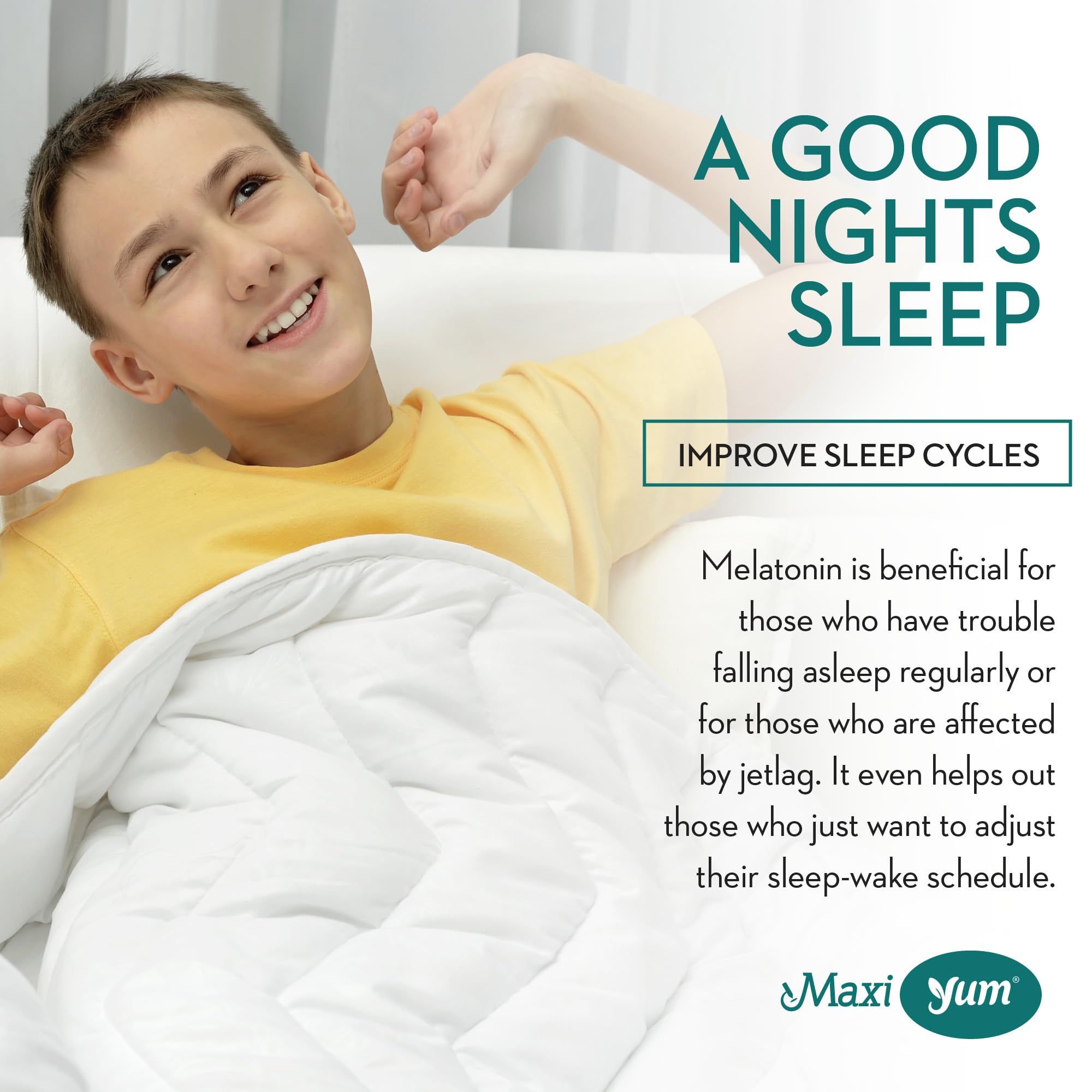 Foto 5 | Gomitas De Melatonina Maxi Health, 1 Mg, Para Niños Y Adultos, 60 Unidades - Venta Internacional.