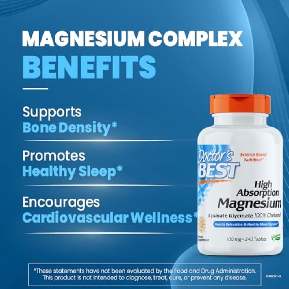 Foto 2 | Supplement Doctor's Best Magnesio De Alta Absorción 100 Mg - Venta Internacional.
