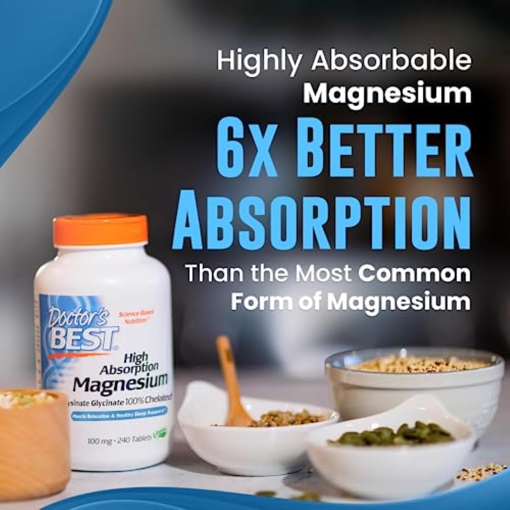 Foto 8 pulgar | Supplement Doctor's Best Magnesio De Alta Absorción 100 Mg - Venta Internacional.