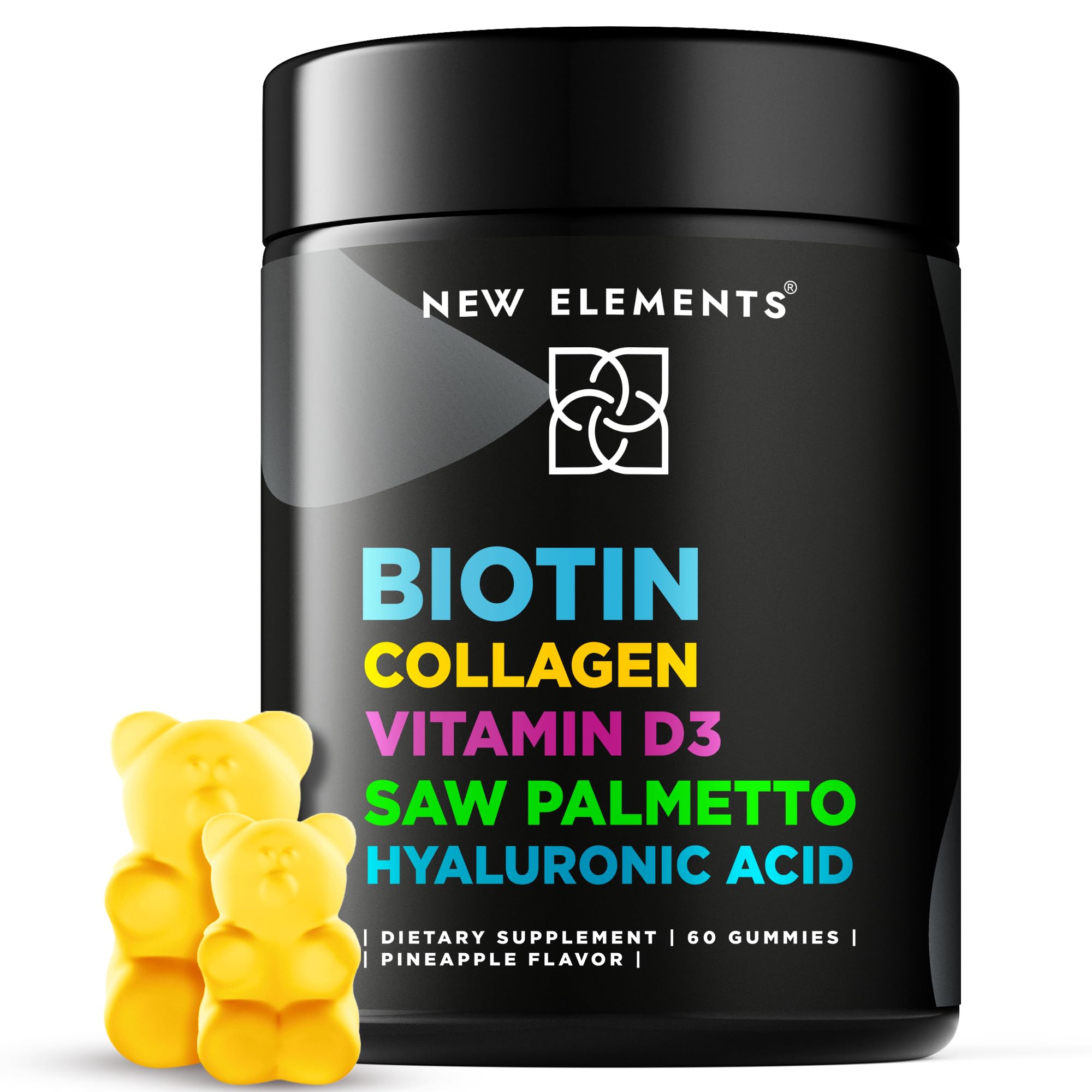 Foto 2 pulgar | Suplemento De Gomitas De Biotina Con Colágeno Y Vitamina D3 Para La Piel Del Cabello - Venta Internacional.
