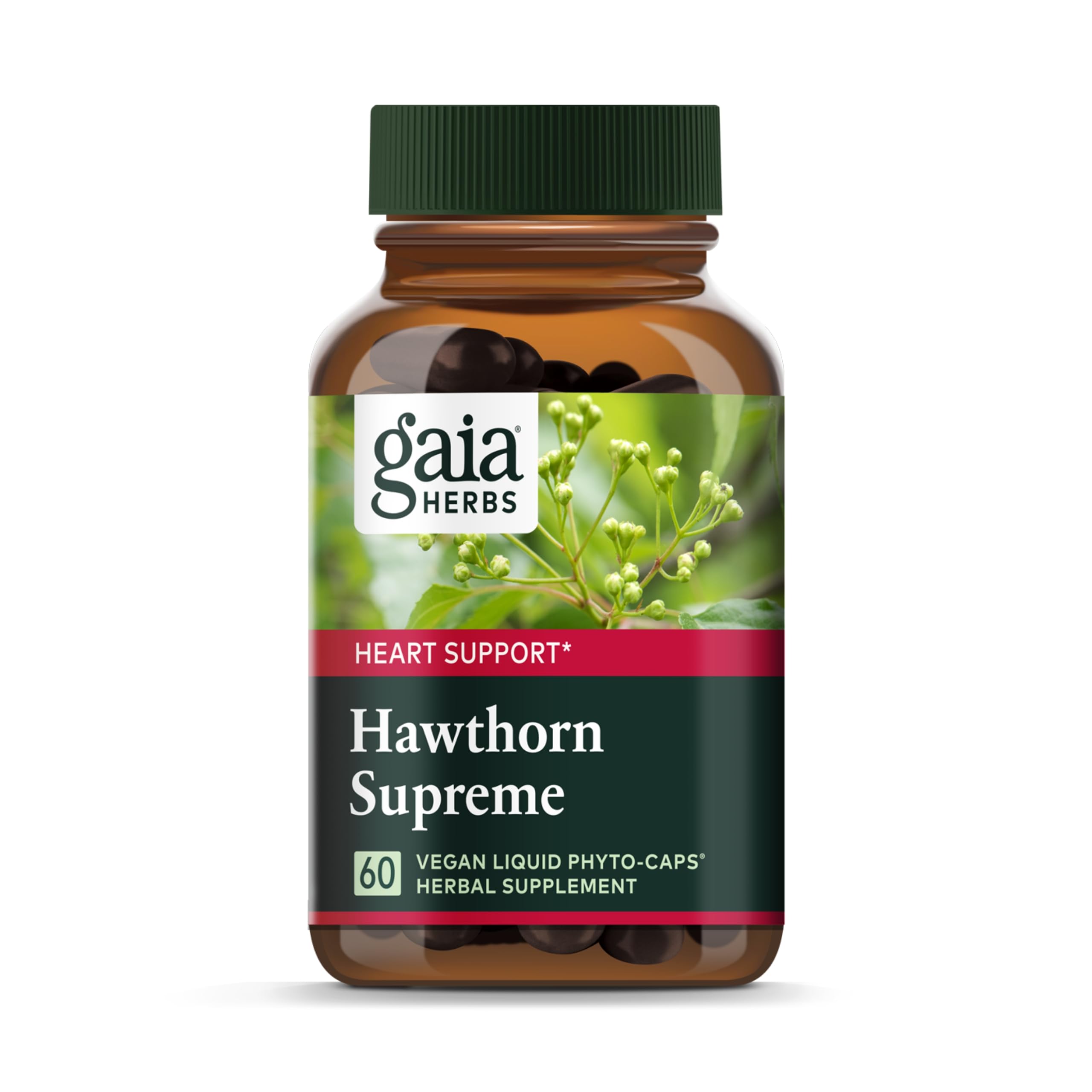 Foto 2 pulgar | Suplemento Gaia Herbs Hawthorn Supreme Heart Health 60 Cápsulas - Venta Internacional.