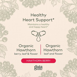 Foto 3 | Suplemento Gaia Herbs Hawthorn Supreme Heart Health 60 Cápsulas - Venta Internacional.