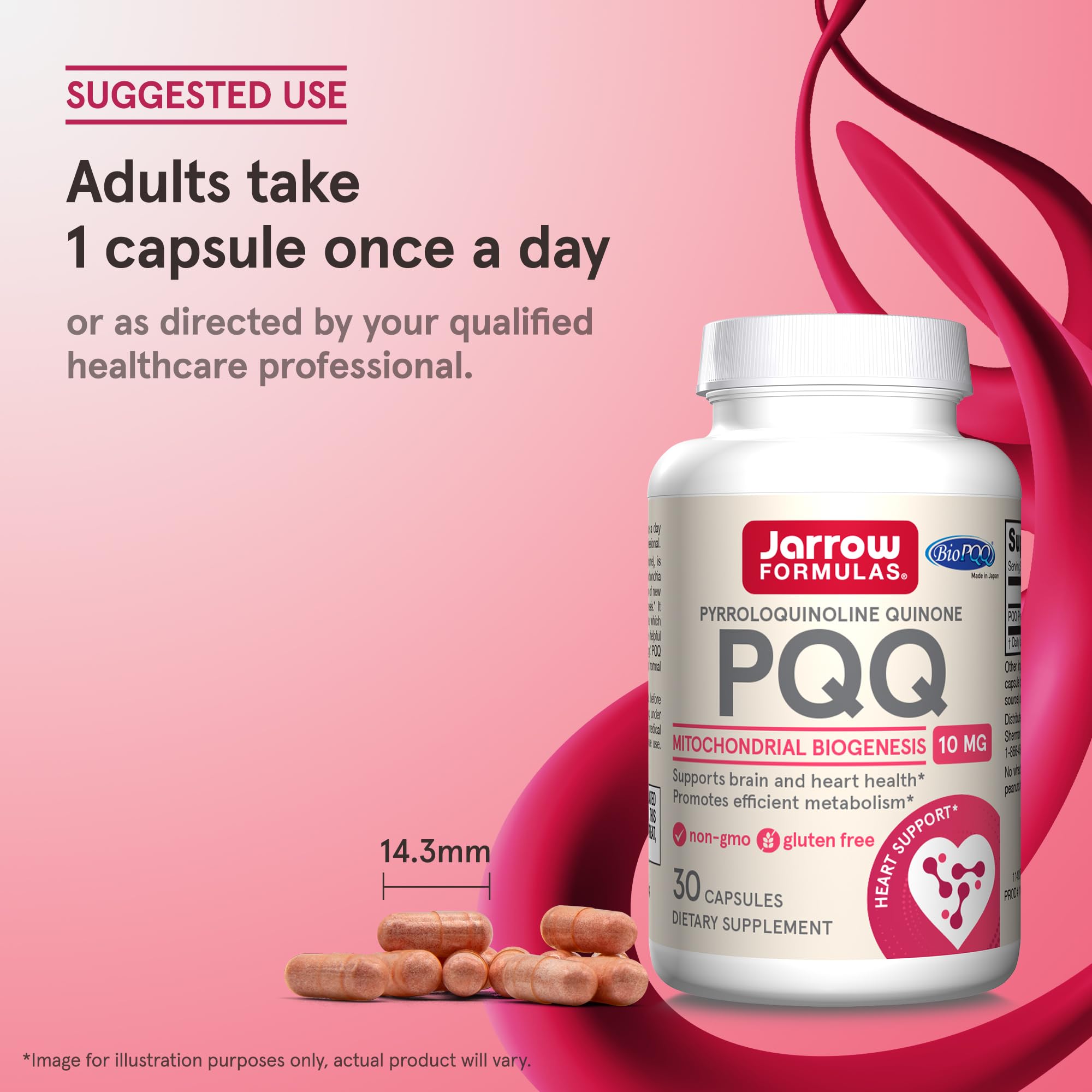 Foto 8 pulgar | Suplemento Jarrow Formulas Pqq De 10 Mg Para Apoyar El Corazón Y El Cerebro - Venta Internacional.