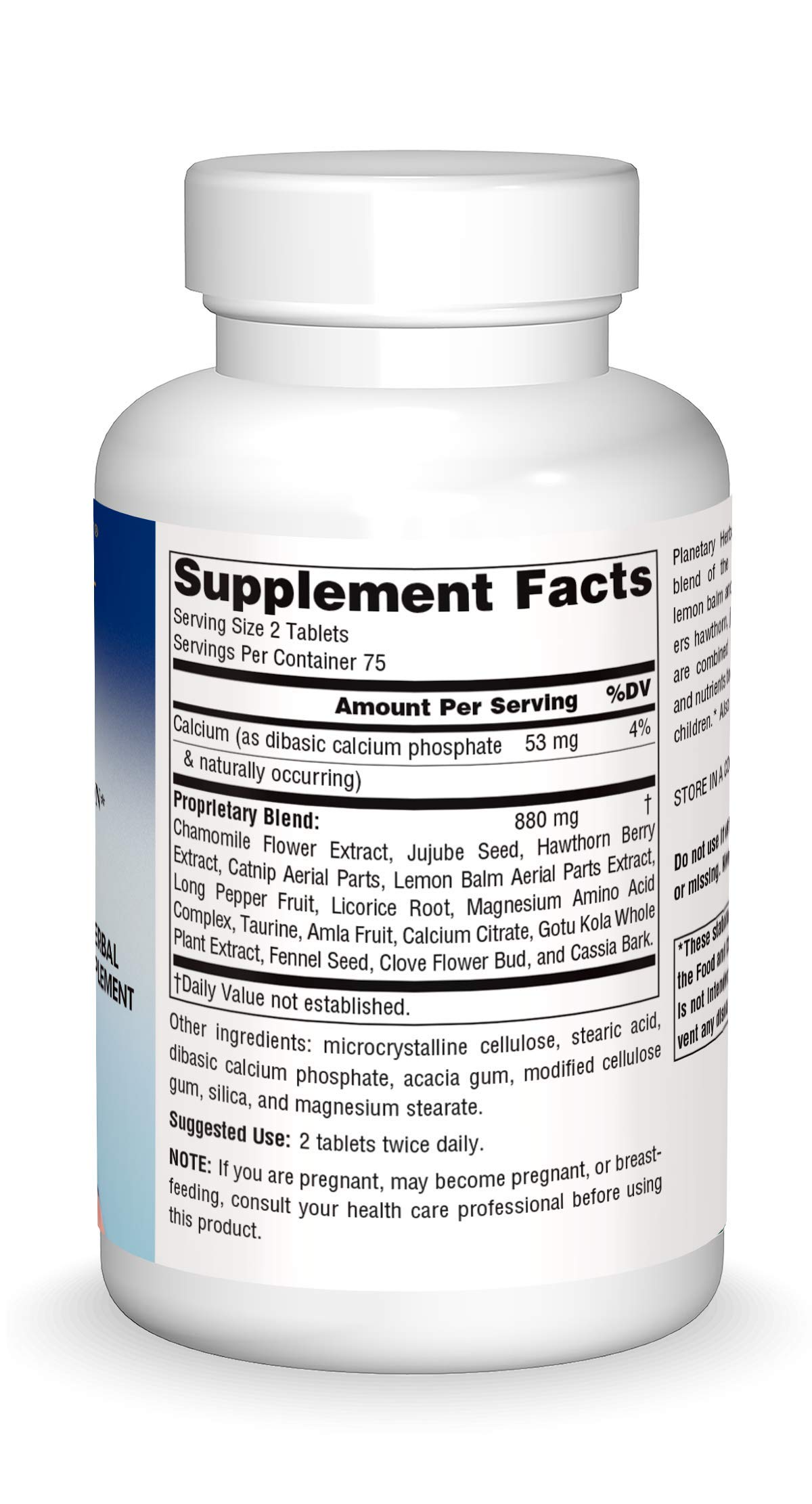 Foto 4 pulgar | Suplemento Planetary Herbals Calm Child 150 Comprimidos - Venta Internacional.
