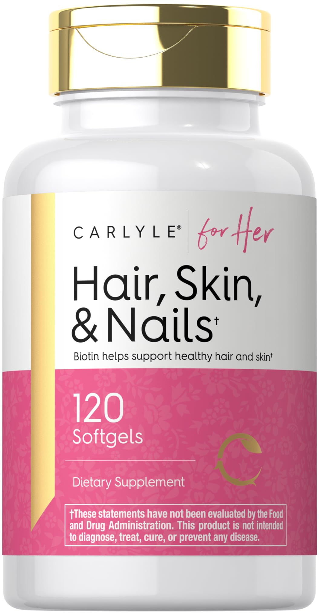 Foto 2 pulgar | Suplemento De Vitamina 120 Cápsulas Blandas Para Cabello, Piel Y Uñas De Carlyle - Venta Internacional.