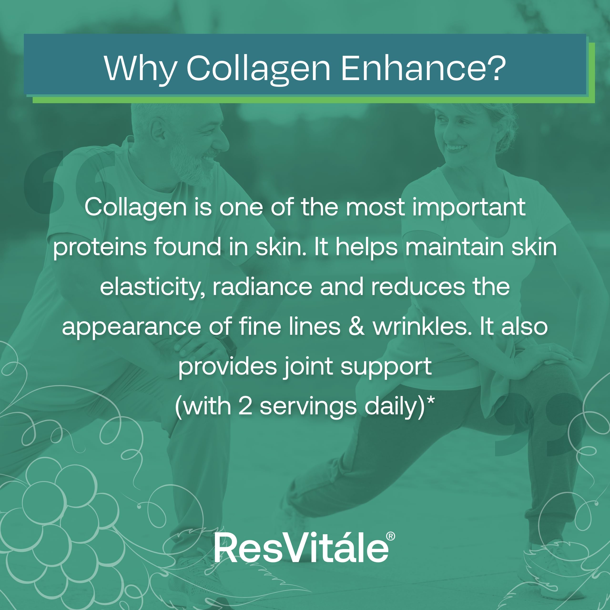 Foto 5 pulgar | Suplemento Resvitále Collagen Enhance Con Ácido Hialurónico 120 Cápsulas - Venta Internacional.
